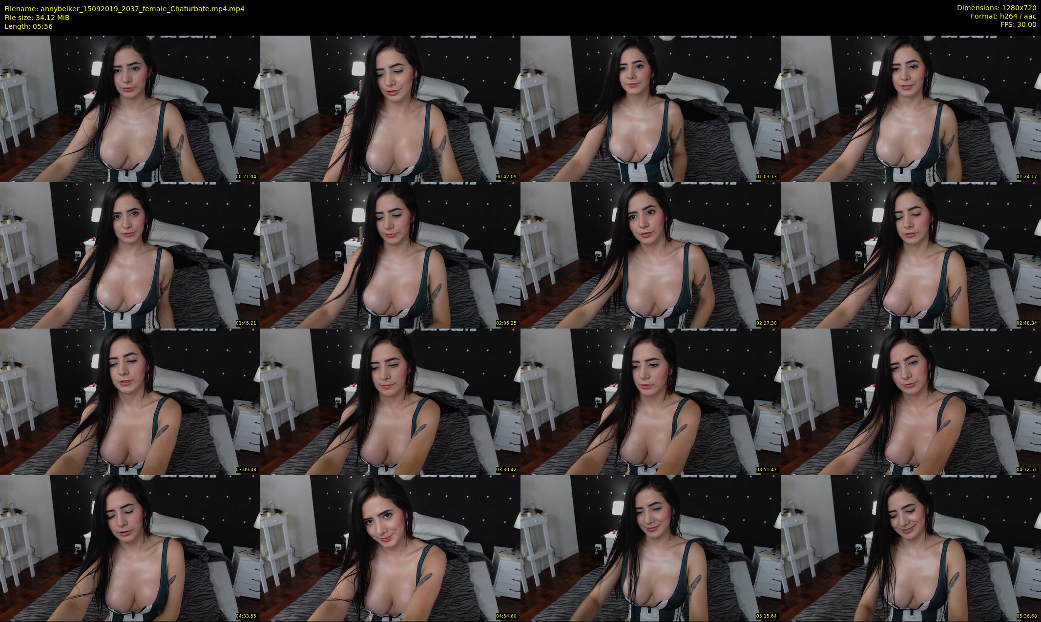annybeiker — 6 minute Chaturbate female cam show recording, 720p, Sep 15, 2019
