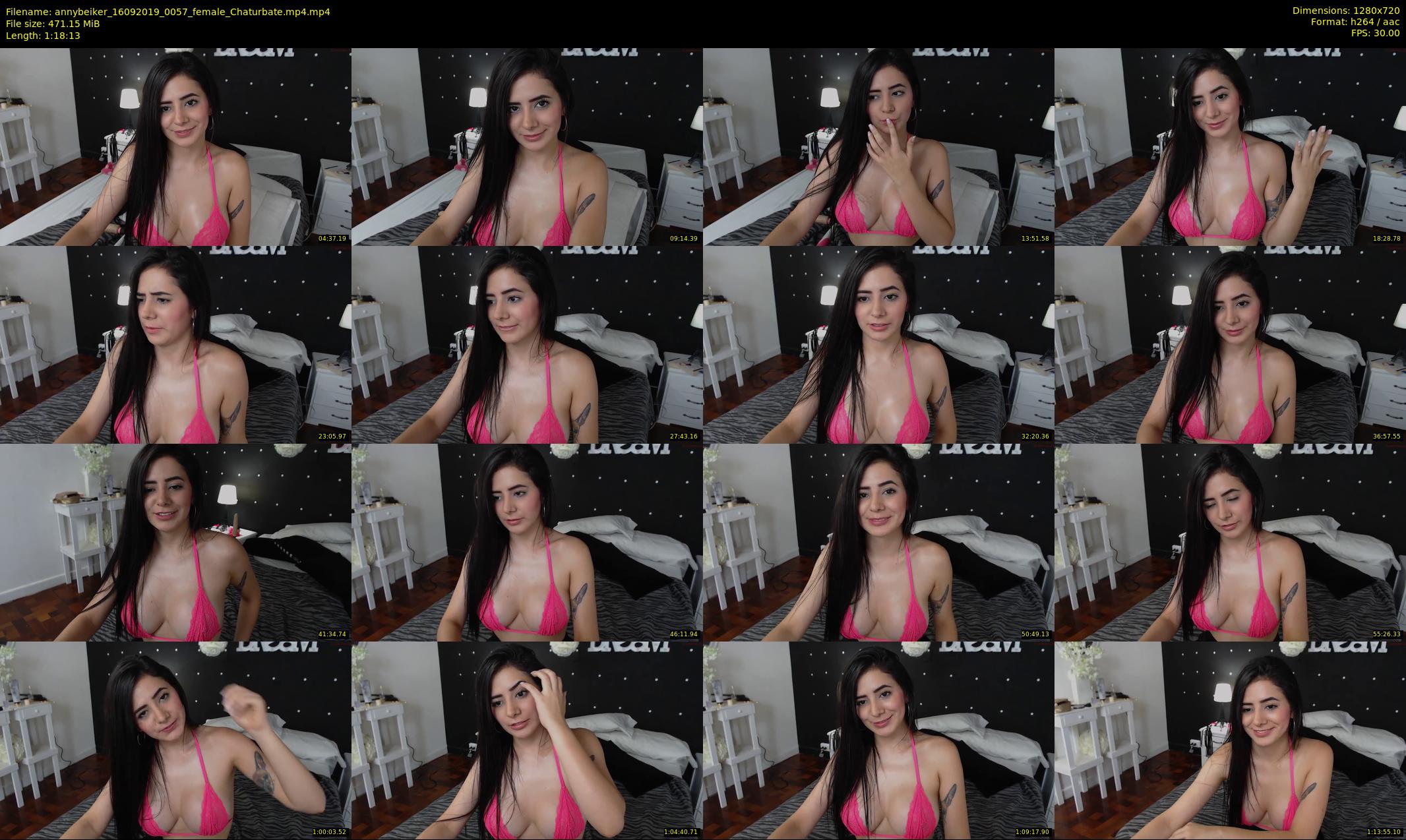 annybeiker — 79 minute Chaturbate female cam show recording, 720p, Sep 16, 2019