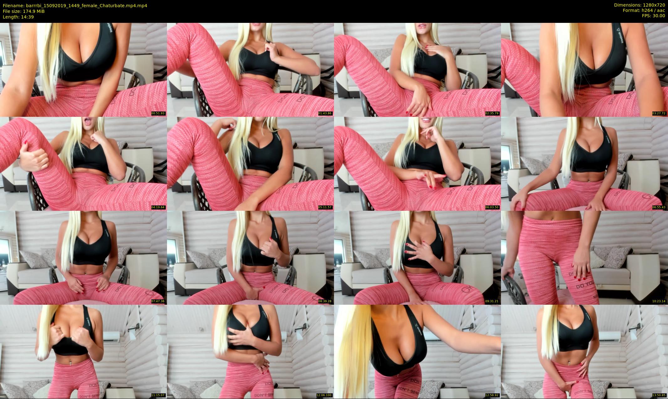 barrrbi — 15 minute Chaturbate female cam show recording, 720p, Sep 15, 2019
