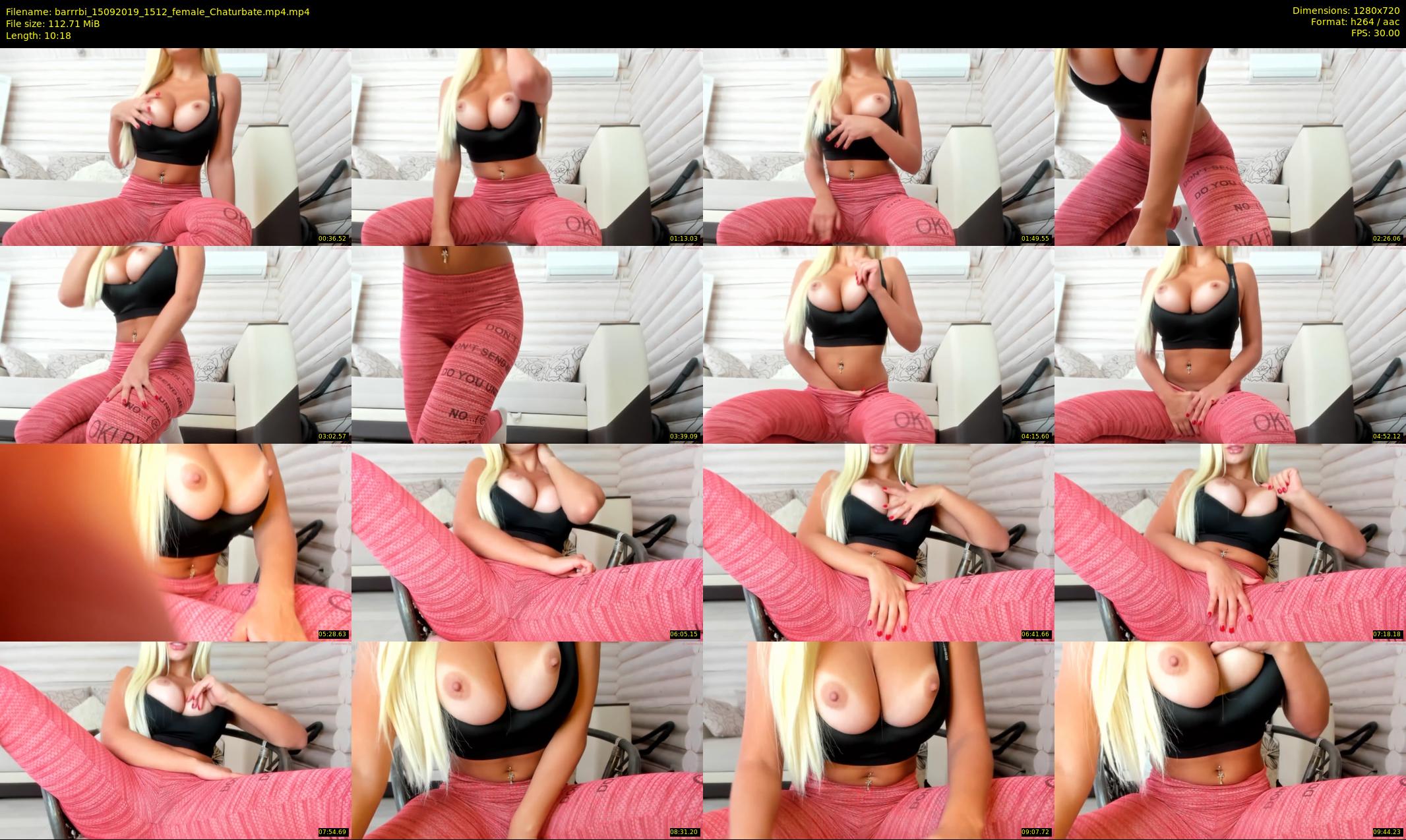 barrrbi — 11 minute Chaturbate female cam show recording, 720p, Sep 15, 2019
