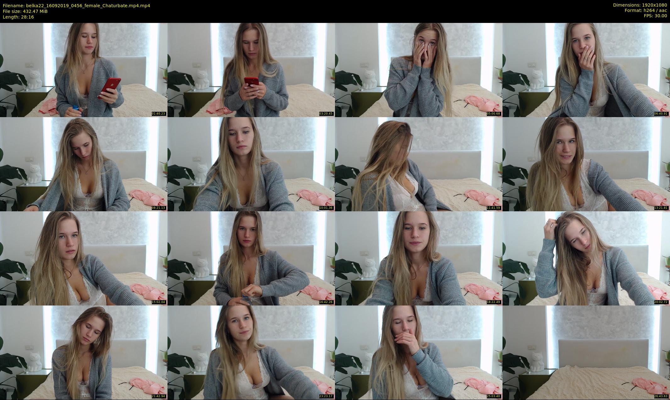 belka22 — 29 minute Chaturbate female cam show recording, 1080p, Sep 16, 2019