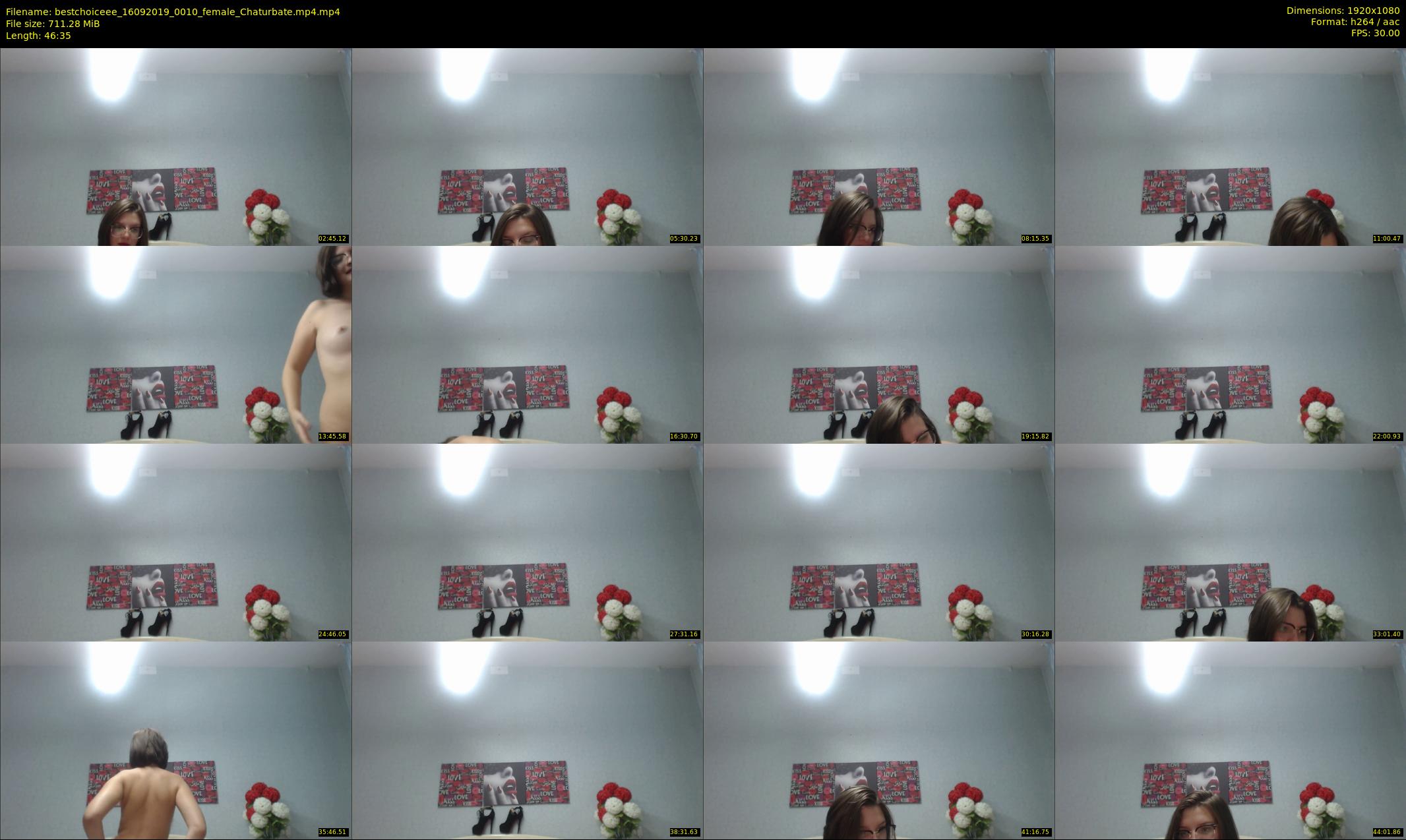 bestchoiceee — 47 minute Chaturbate couple cam show recording, 1080p, Sep 16, 2019