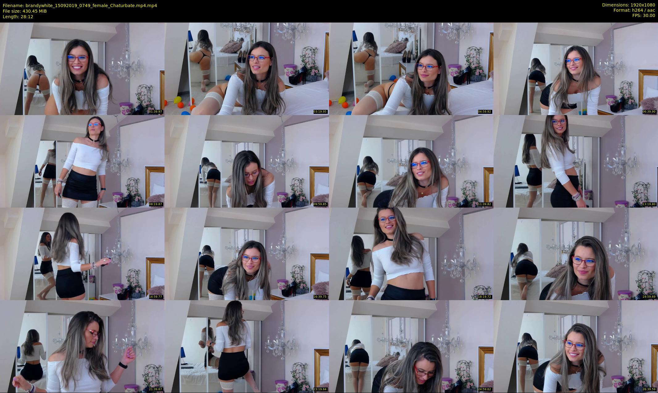 brandywhite — 29 minute Chaturbate female cam show recording, 1080p, Sep 15, 2019