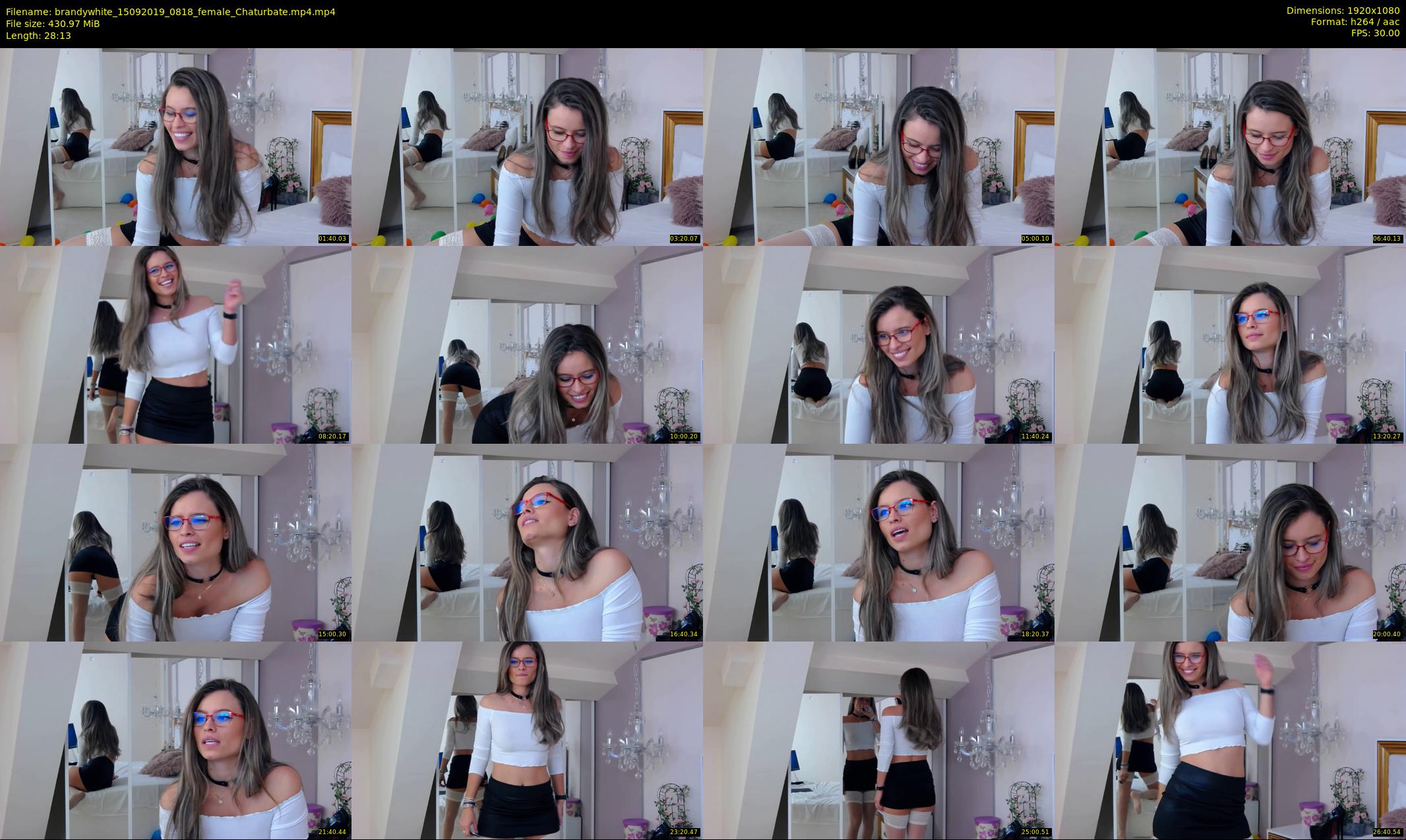 brandywhite — 29 minute Chaturbate female cam show recording, 1080p, Sep 15, 2019