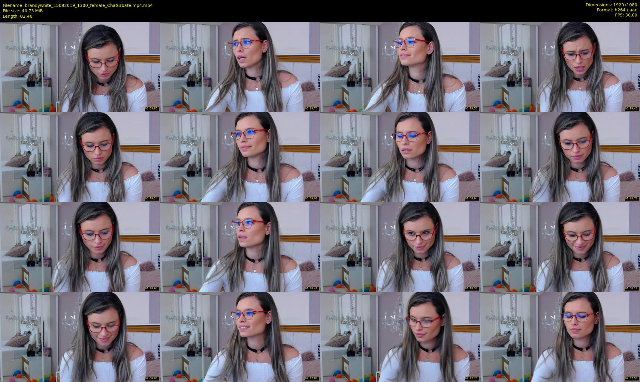 brandywhite — 3 minute Chaturbate female cam show recording, 1080p, Sep 15, 2019