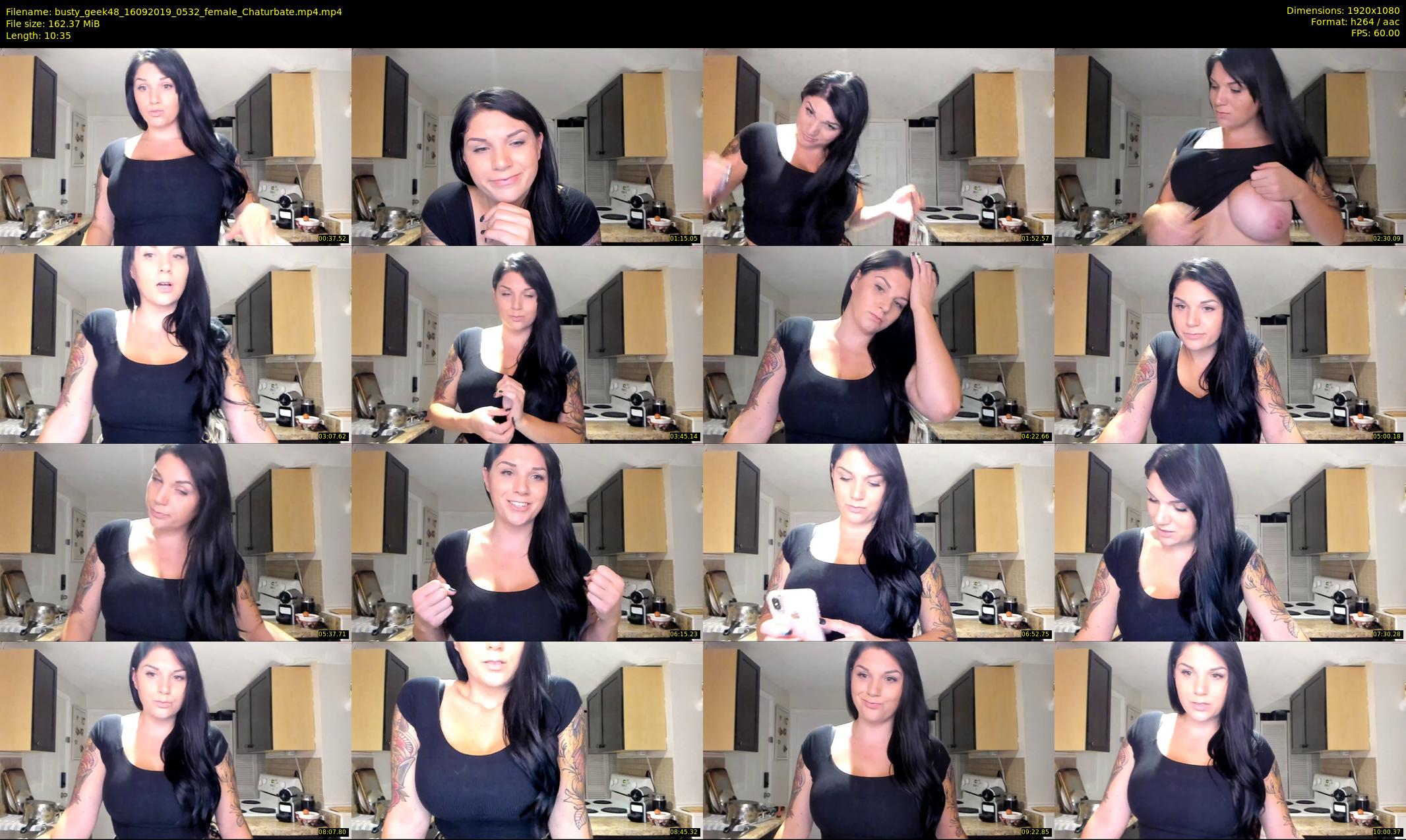 busty_geek48 — 11 minute Chaturbate female cam show recording, 1080p, Sep 16, 2019