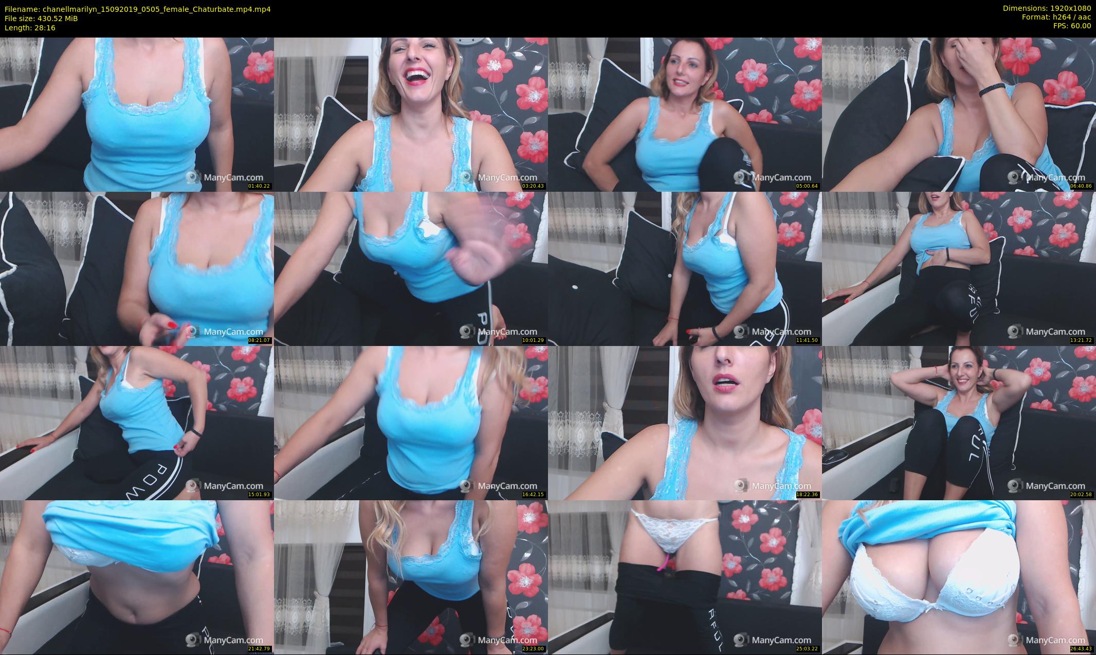 chanellmarilyn — 29 minute Chaturbate female cam show recording, 1080p, Sep 15, 2019