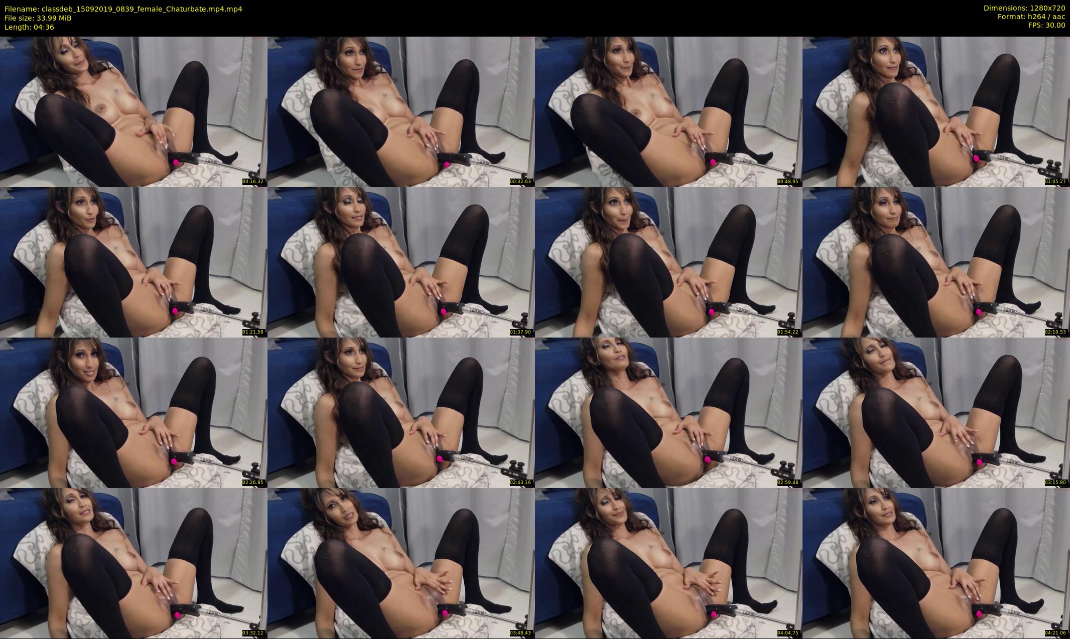 classdeb — 5 minute Chaturbate female cam show recording, 720p, Sep 15, 2019
