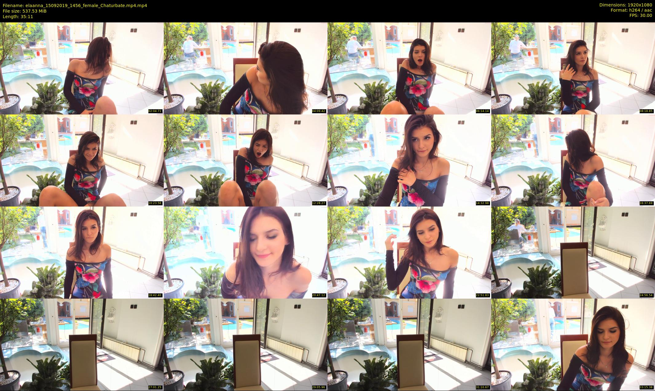 elaanna — 36 minute Chaturbate female cam show recording, 1080p, Sep 15, 2019