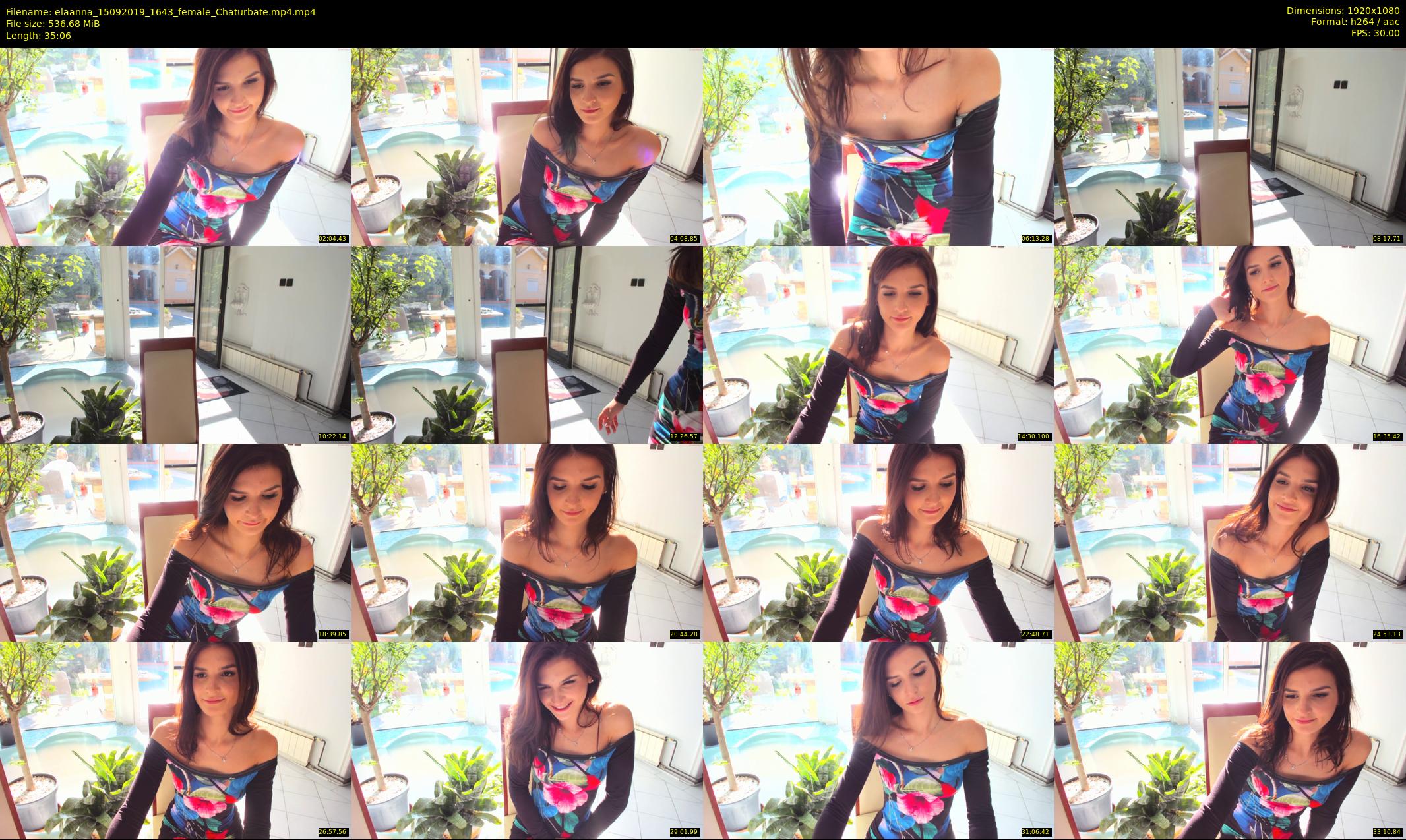 elaanna — 36 minute Chaturbate female cam show recording, 1080p, Sep 15, 2019