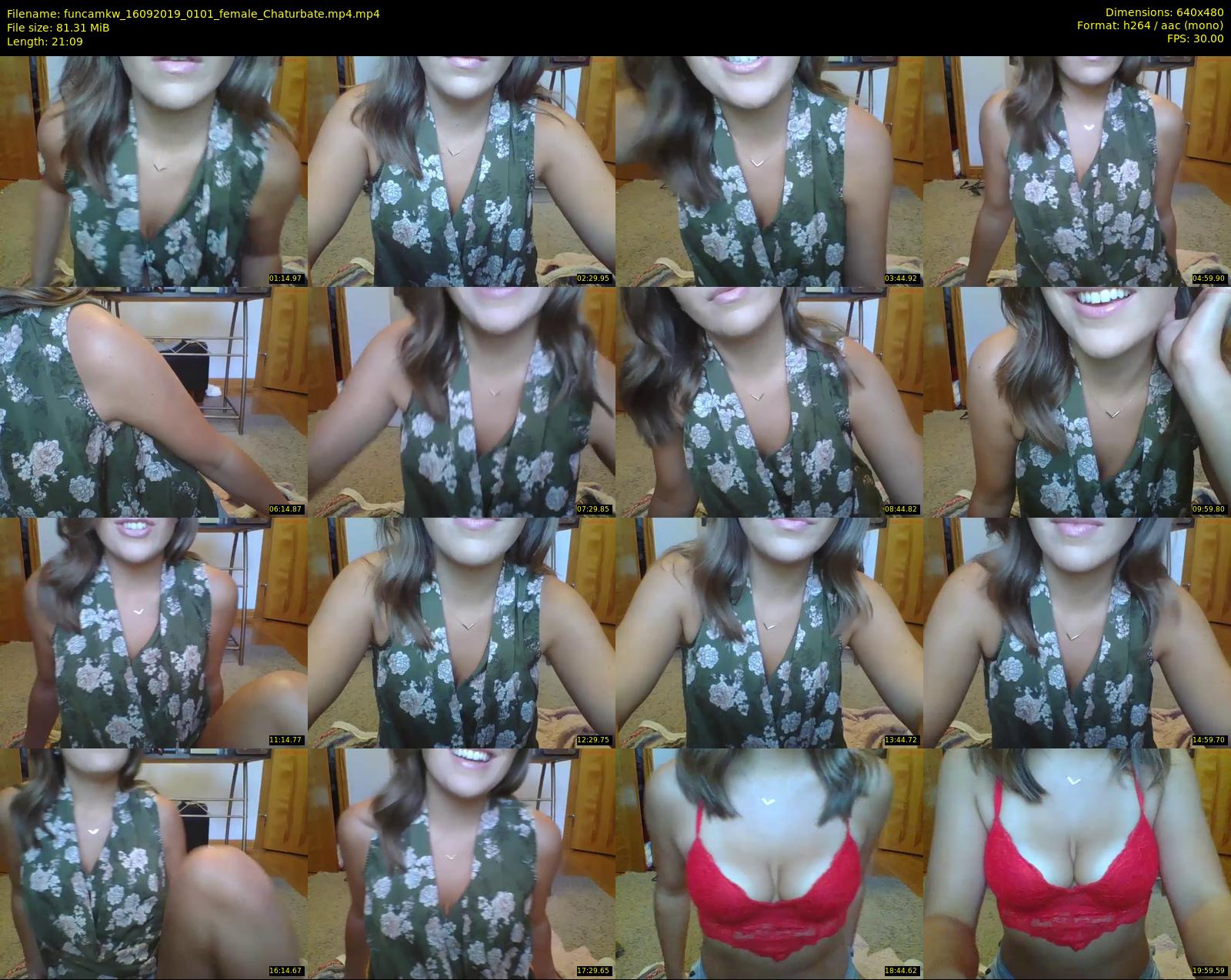 funcamkw — 22 minute Chaturbate female cam show recording, 480p, Sep 16, 2019