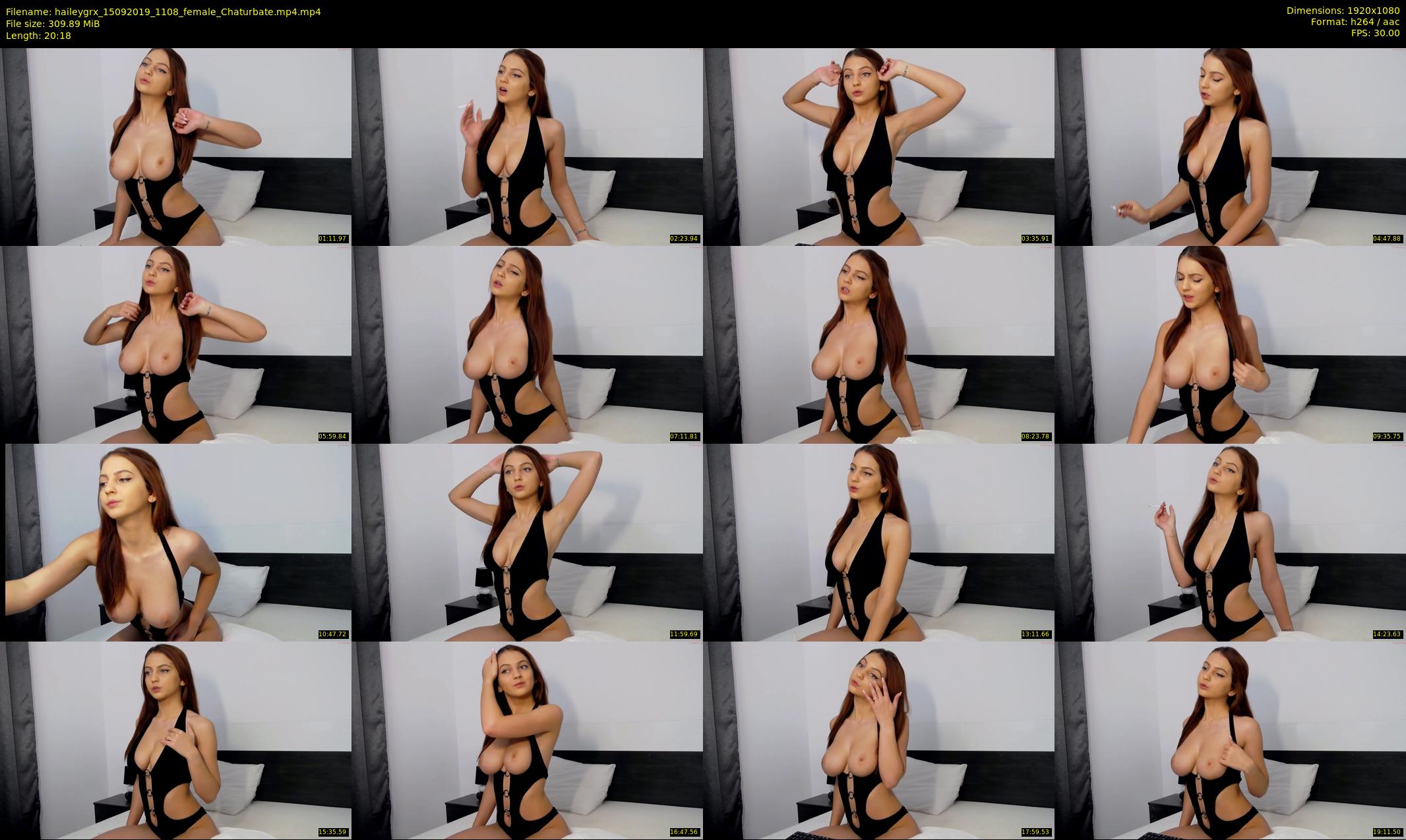 haileygrx — 21 minute Chaturbate female cam show recording, 1080p, Sep 15, 2019