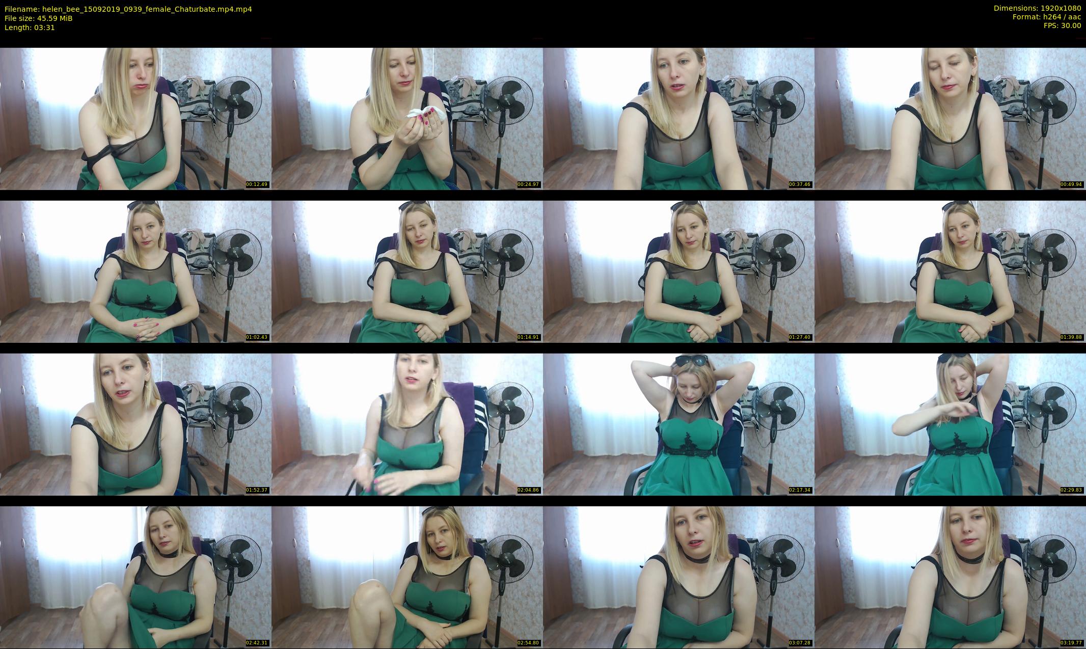 helen_bee — 4 minute Chaturbate female cam show recording, 1080p, Sep 15, 2019