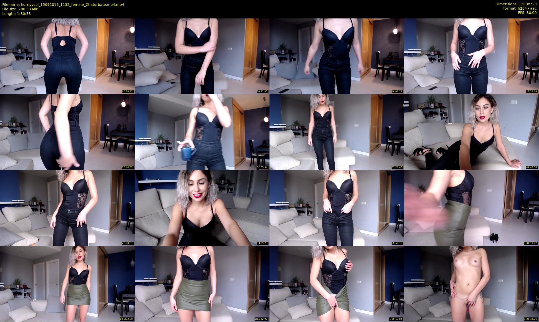 hornyycpl — 91 minute Chaturbate couple cam show recording, 720p, Sep 15, 2019