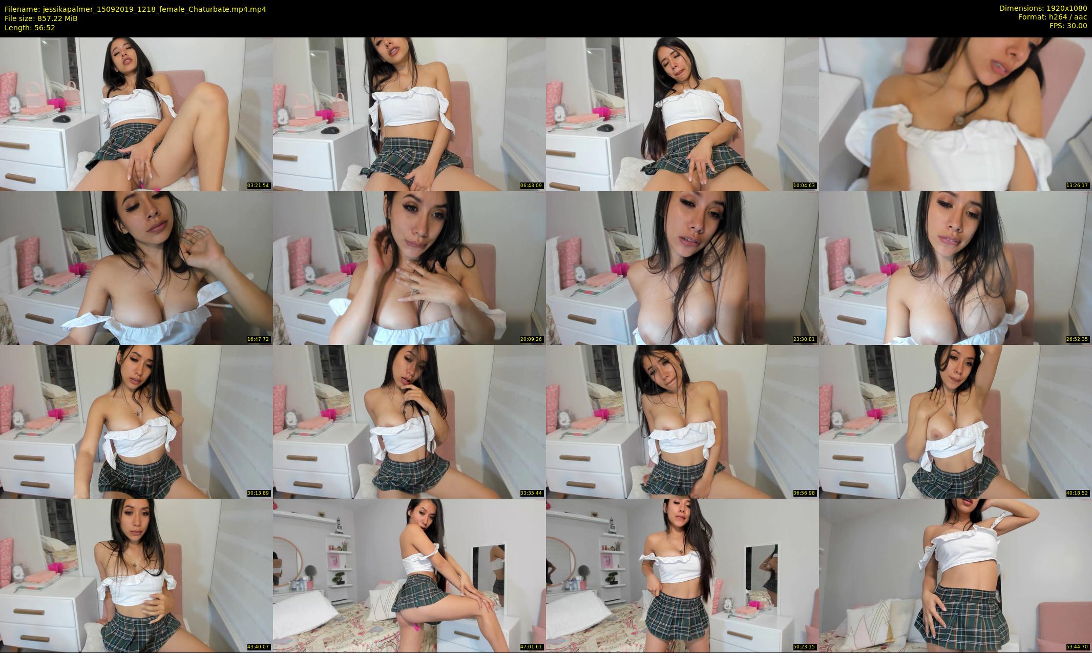 jessikapalmer — 57 minute Chaturbate female cam show recording, 1080p, Sep 15, 2019