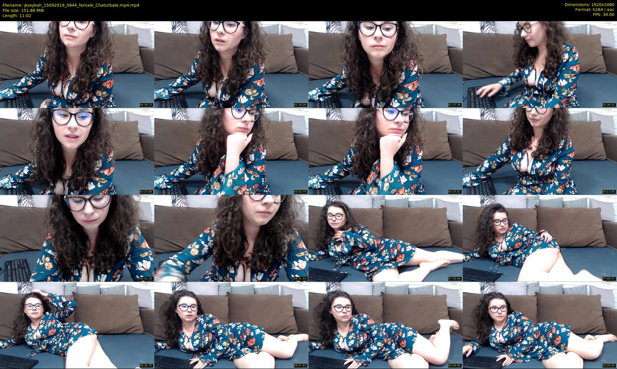 jessykah — 12 minute Chaturbate female cam show recording, 1080p, Sep 15, 2019