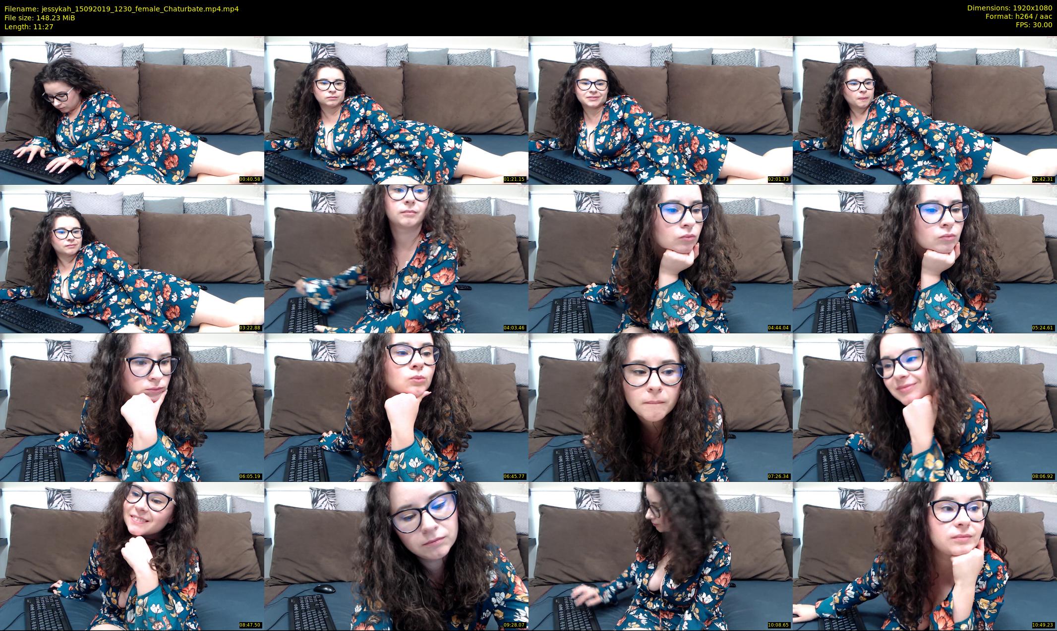 jessykah — 12 minute Chaturbate female cam show recording, 1080p, Sep 15, 2019