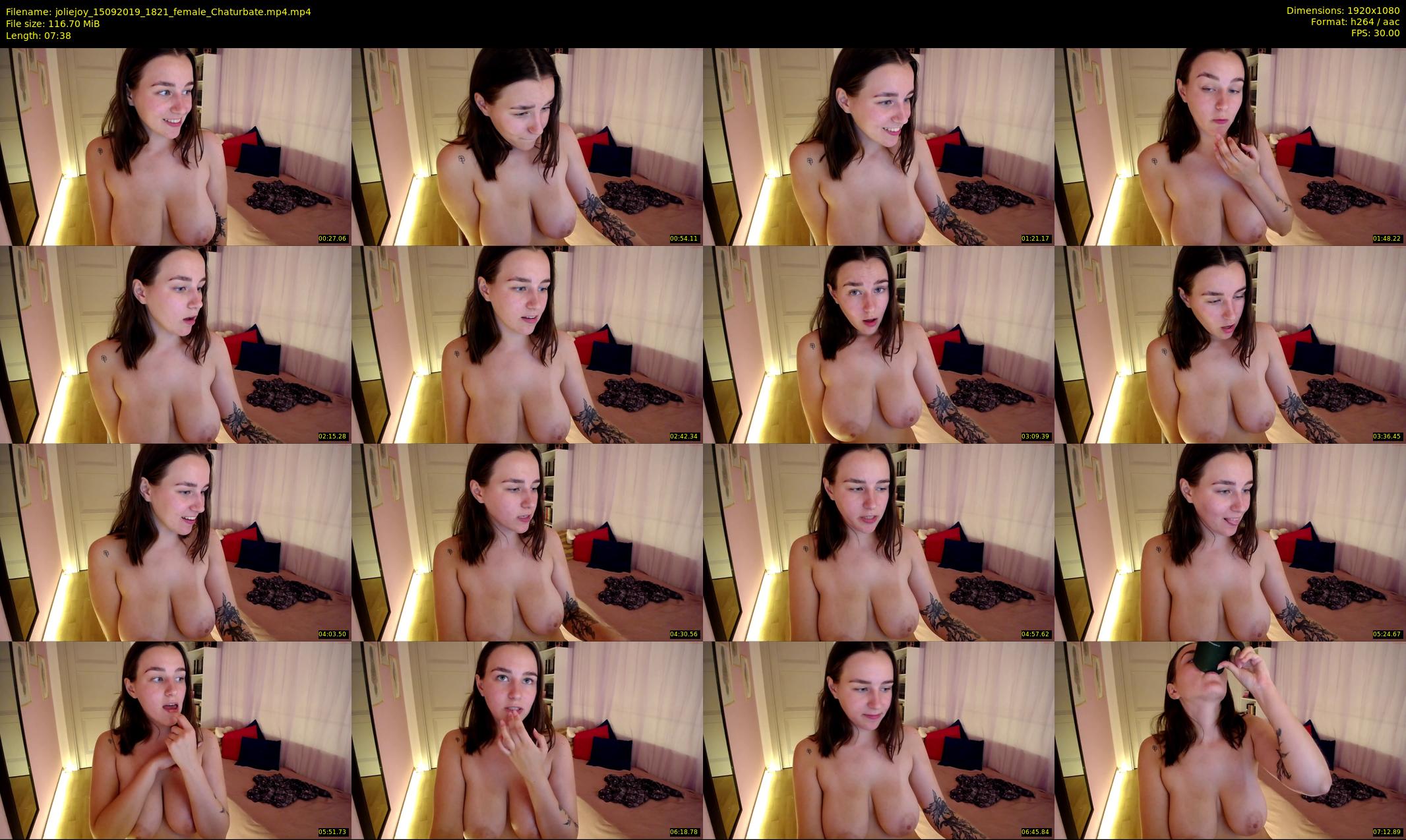 joliejoy — 8 minute Chaturbate female cam show recording, 1080p, Sep 15, 2019
