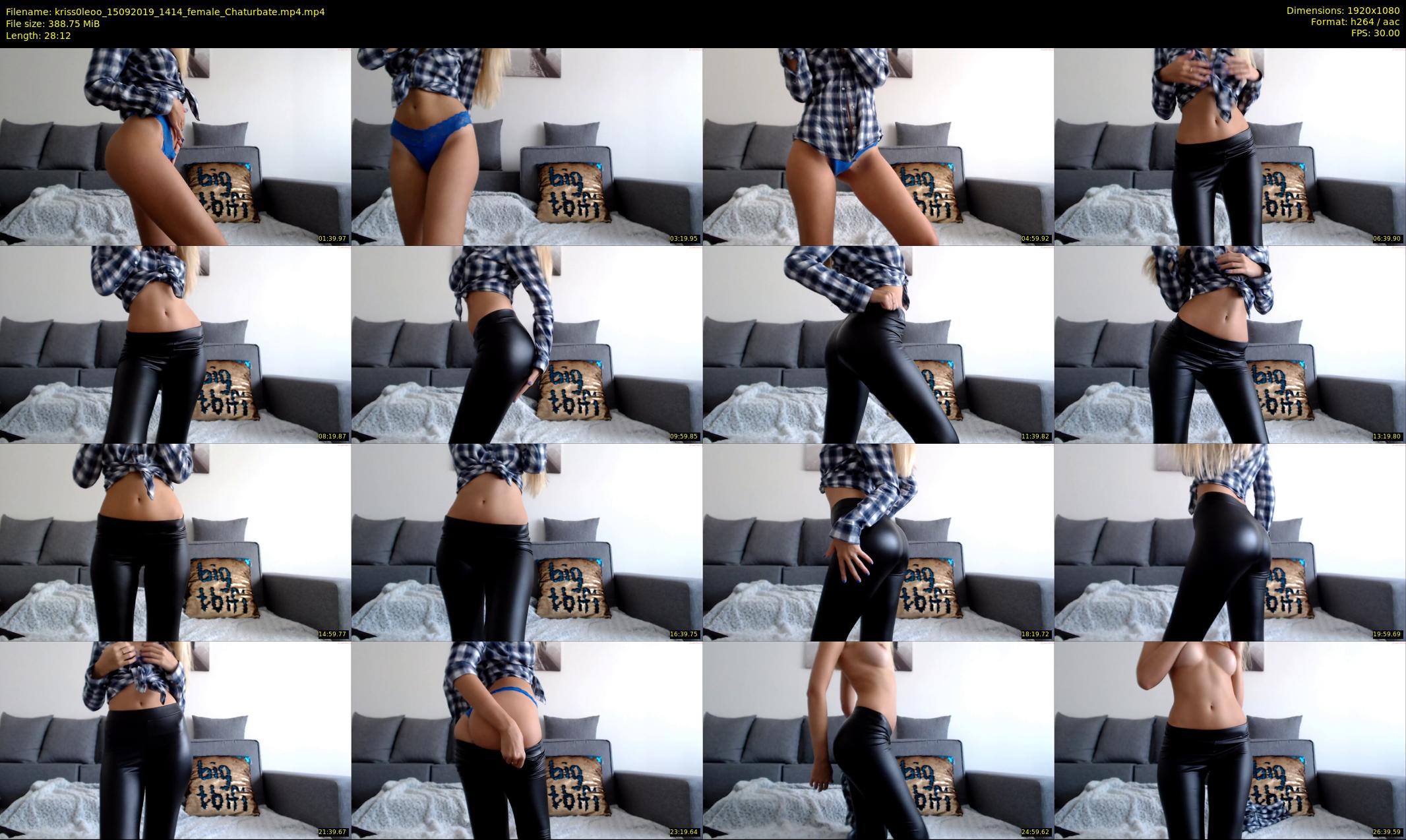 kriss0leoo — 29 minute Chaturbate couple cam show recording, 1080p, Sep 15, 2019