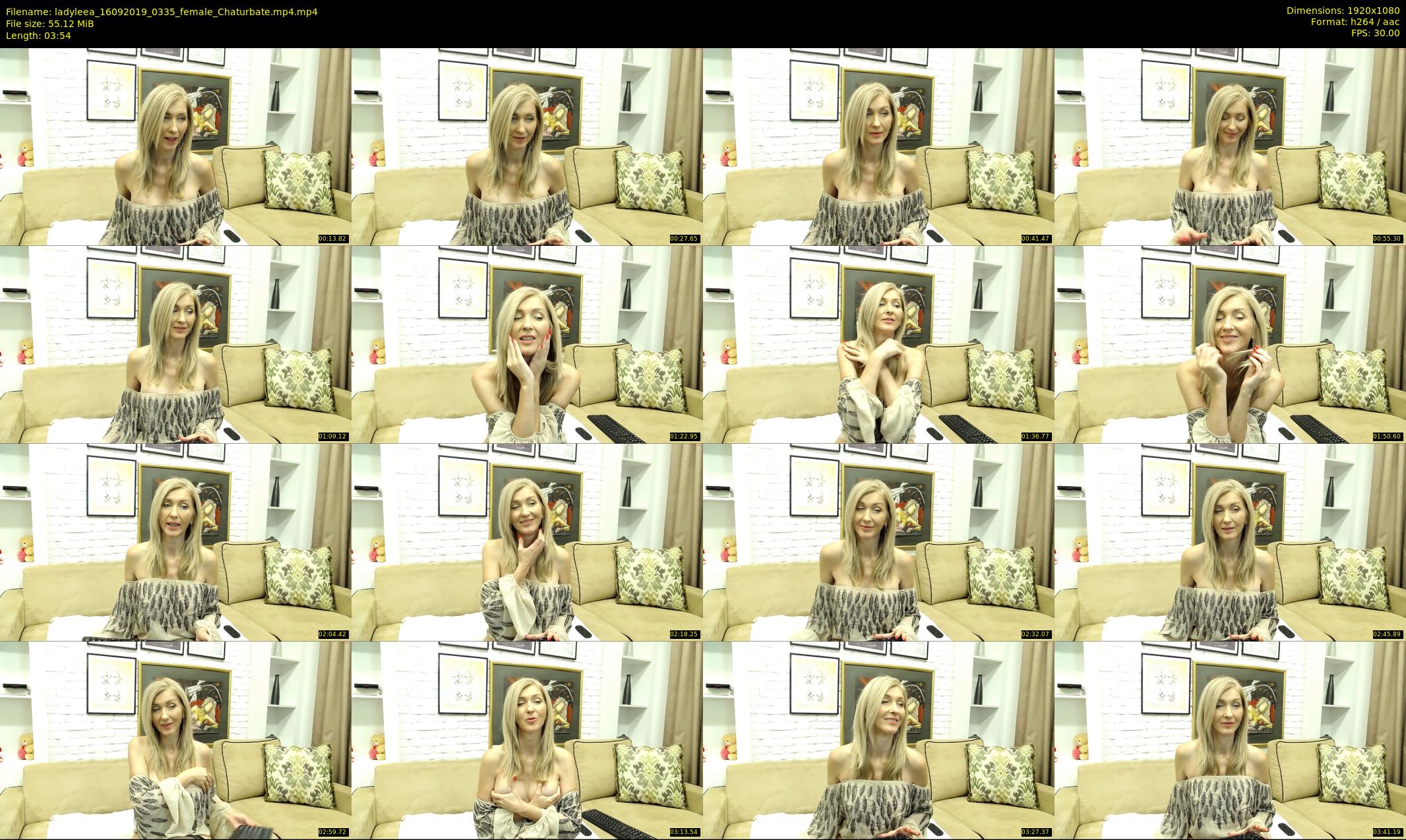 ladyleea — 4 minute Chaturbate female cam show recording, 1080p, Sep 16, 2019