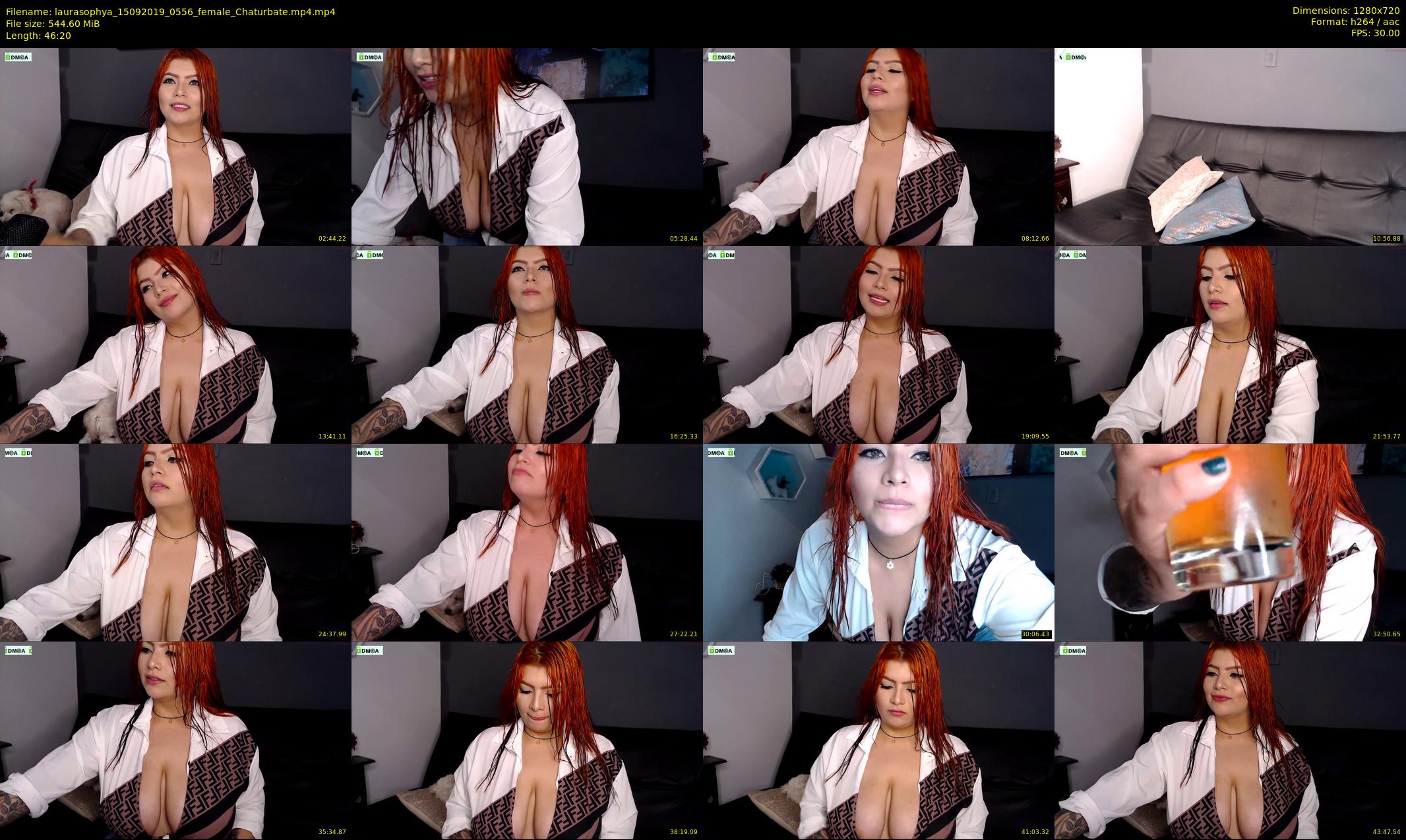 laurasophya — 47 minute Chaturbate female cam show recording, 720p, Sep 15, 2019