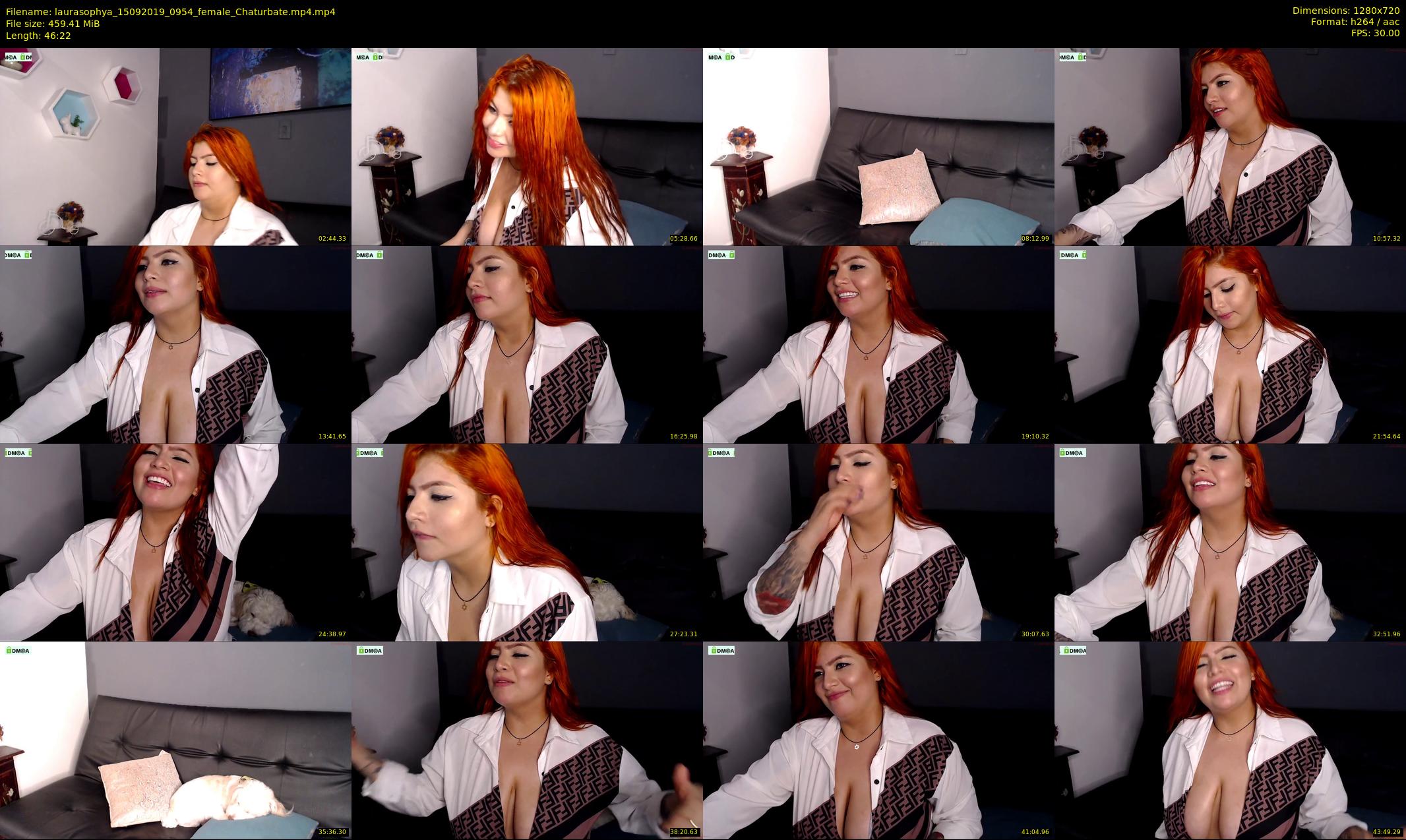 laurasophya — 47 minute Chaturbate female cam show recording, 720p, Sep 15, 2019