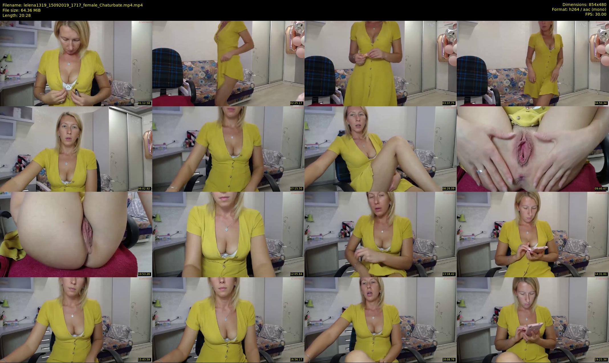 lelena1319 — 21 minute Chaturbate female cam show recording, 480p, Sep 15, 2019