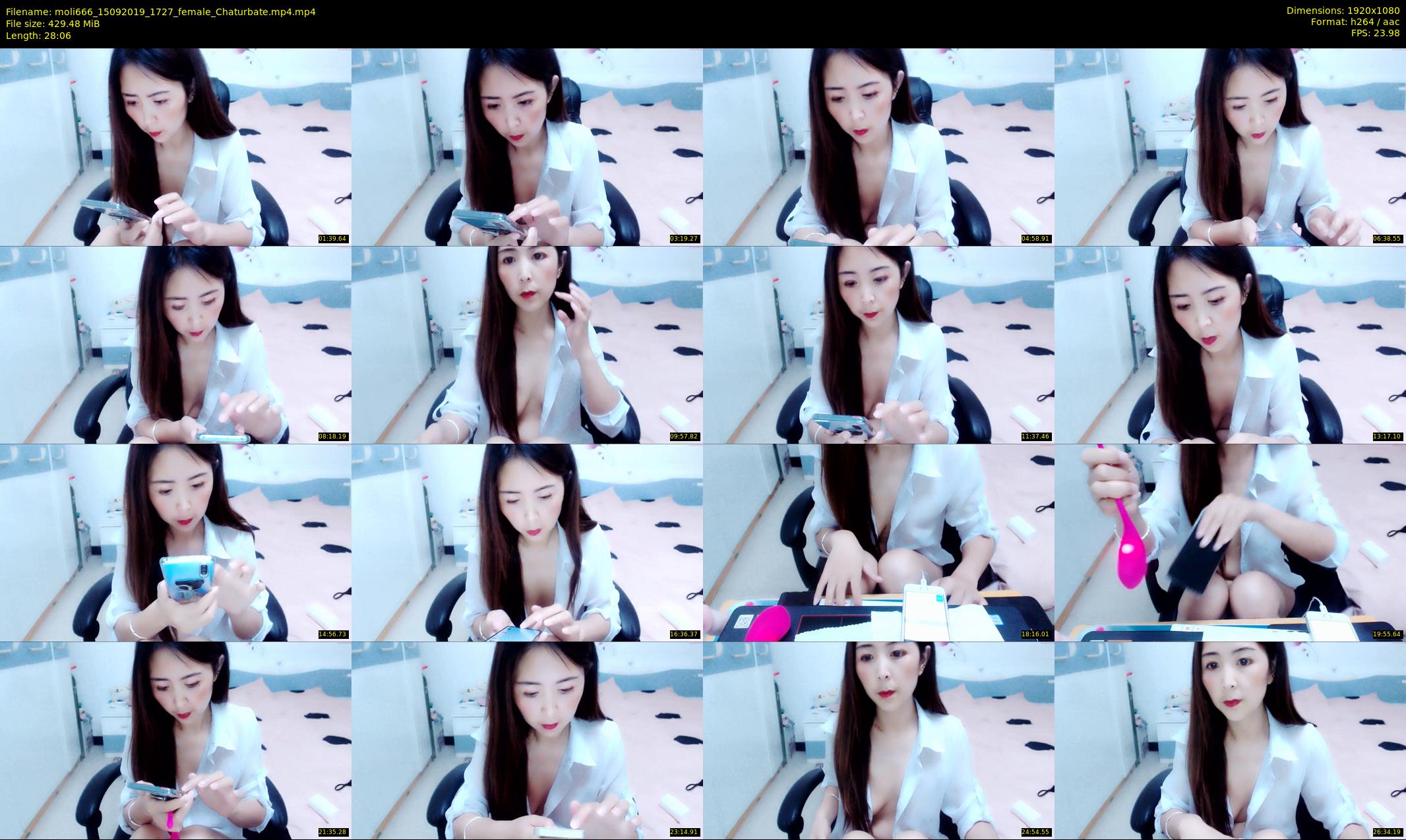 moli666 — 29 minute Chaturbate female cam show recording, 1080p, Sep 15, 2019