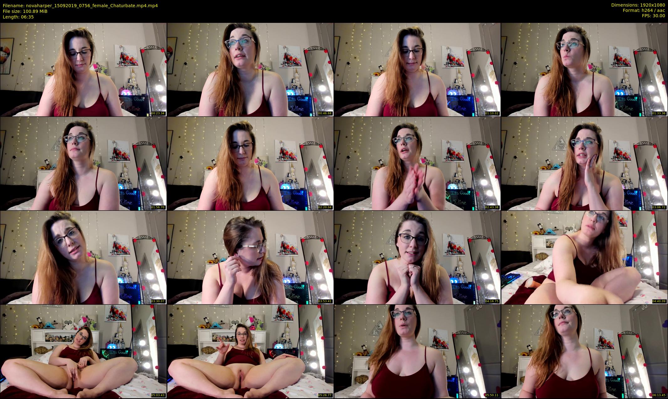 novaharper — 7 minute Chaturbate female cam show recording, 1080p, Sep 15, 2019