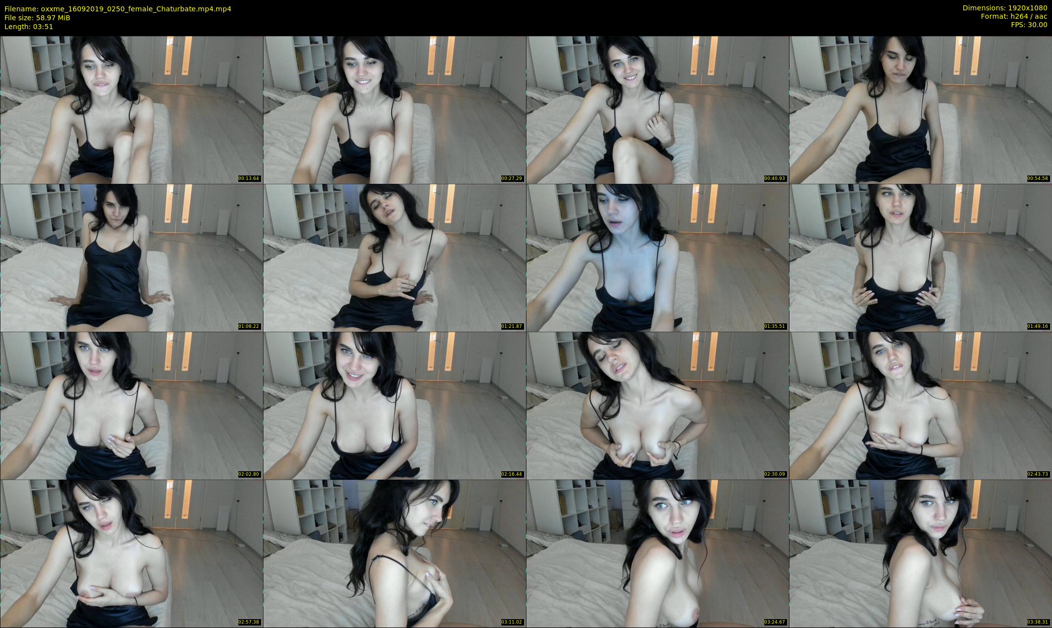 oxxme — 4 minute Chaturbate female cam show recording, 1080p, Sep 16, 2019