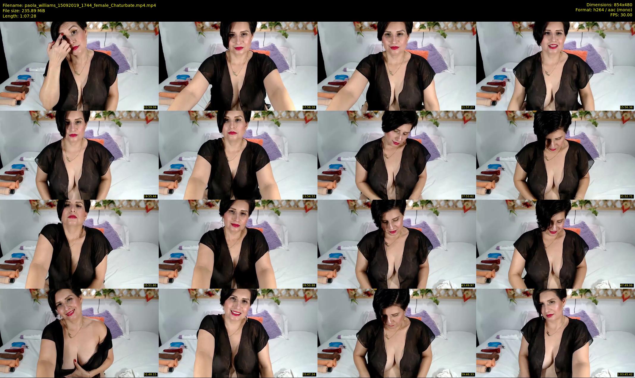 paola_williams — 68 minute Chaturbate female cam show recording, 480p, Sep 15, 2019