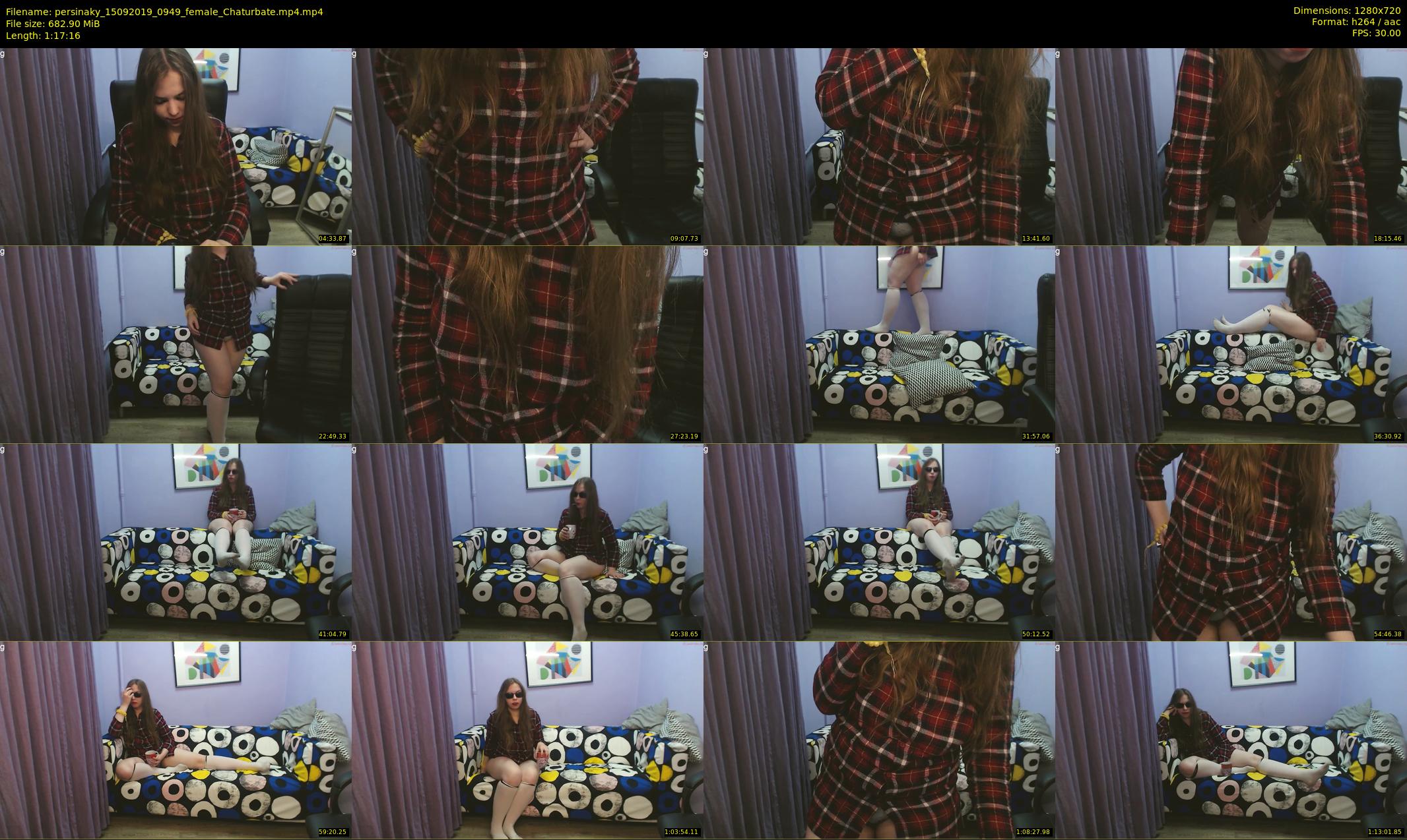 persinaky — 78 minute Chaturbate female cam show recording, 720p, Sep 15, 2019