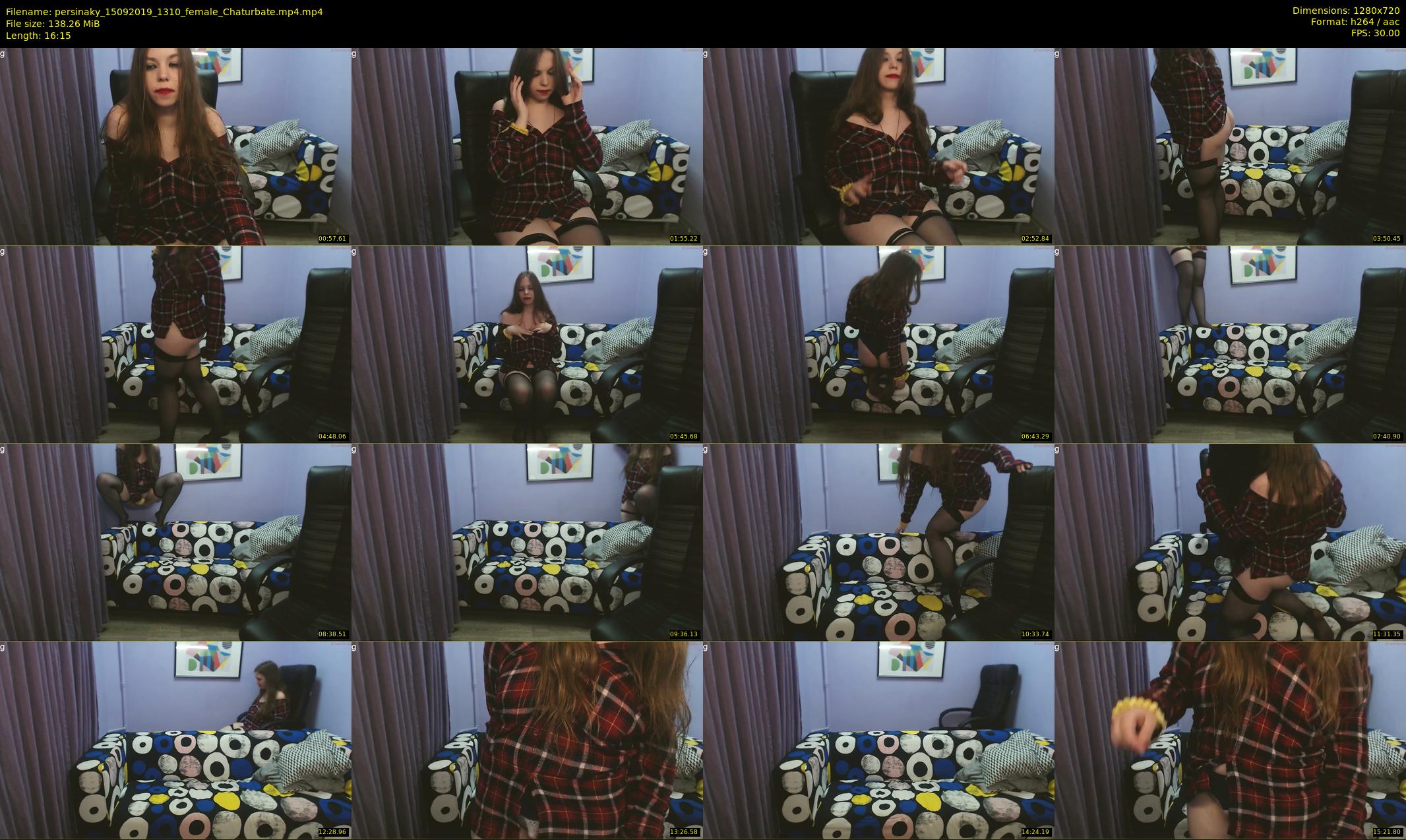 persinaky — 17 minute Chaturbate female cam show recording, 720p, Sep 15, 2019