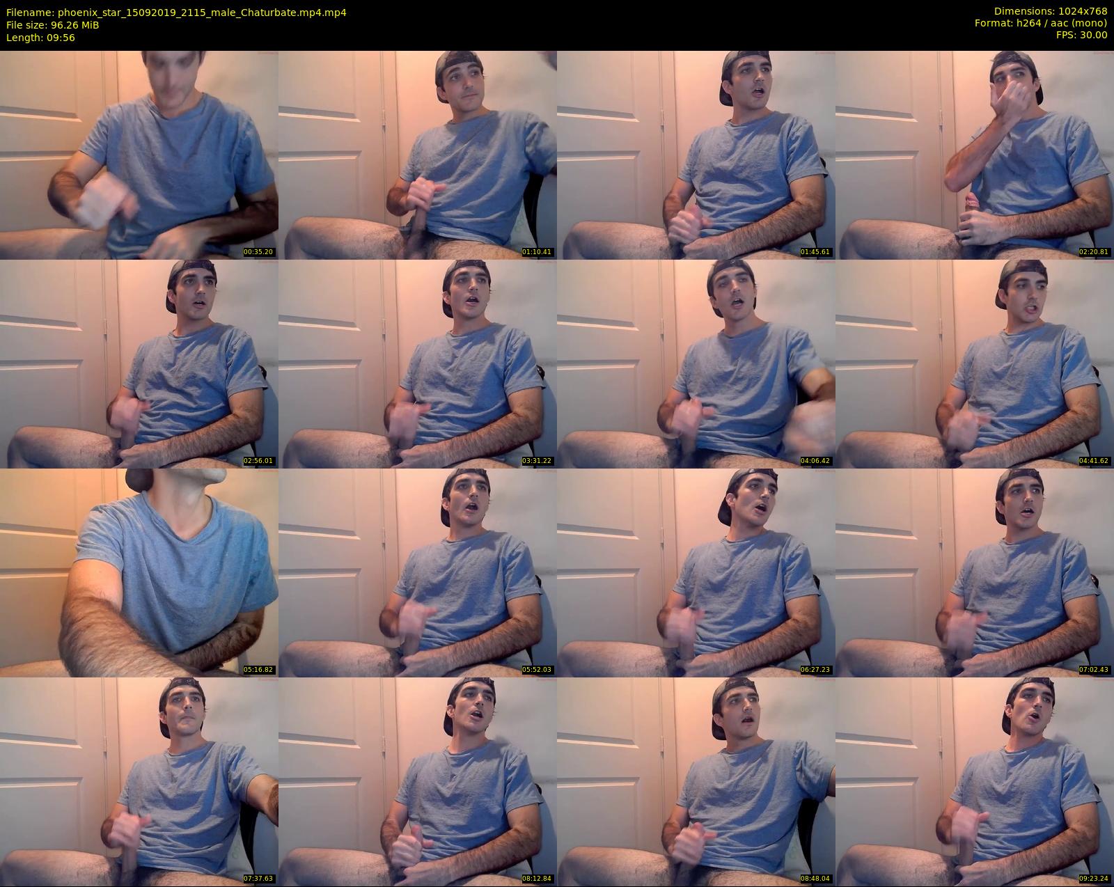 phoenix_star — 10 minute Chaturbate male cam show recording, 720p, Sep 15, 2019
