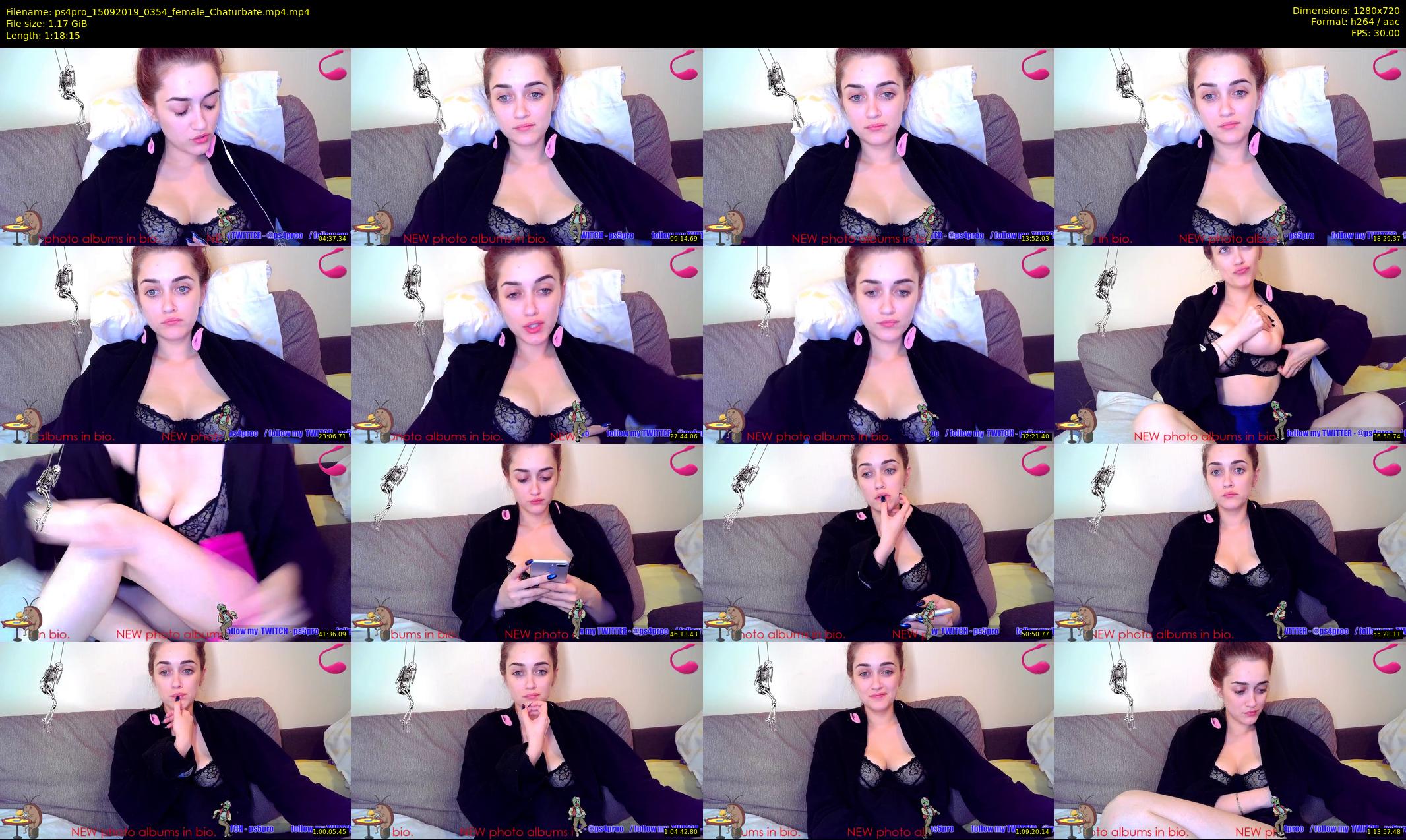 ps4pro — 79 minute Chaturbate female cam show recording, 720p, Sep 15, 2019
