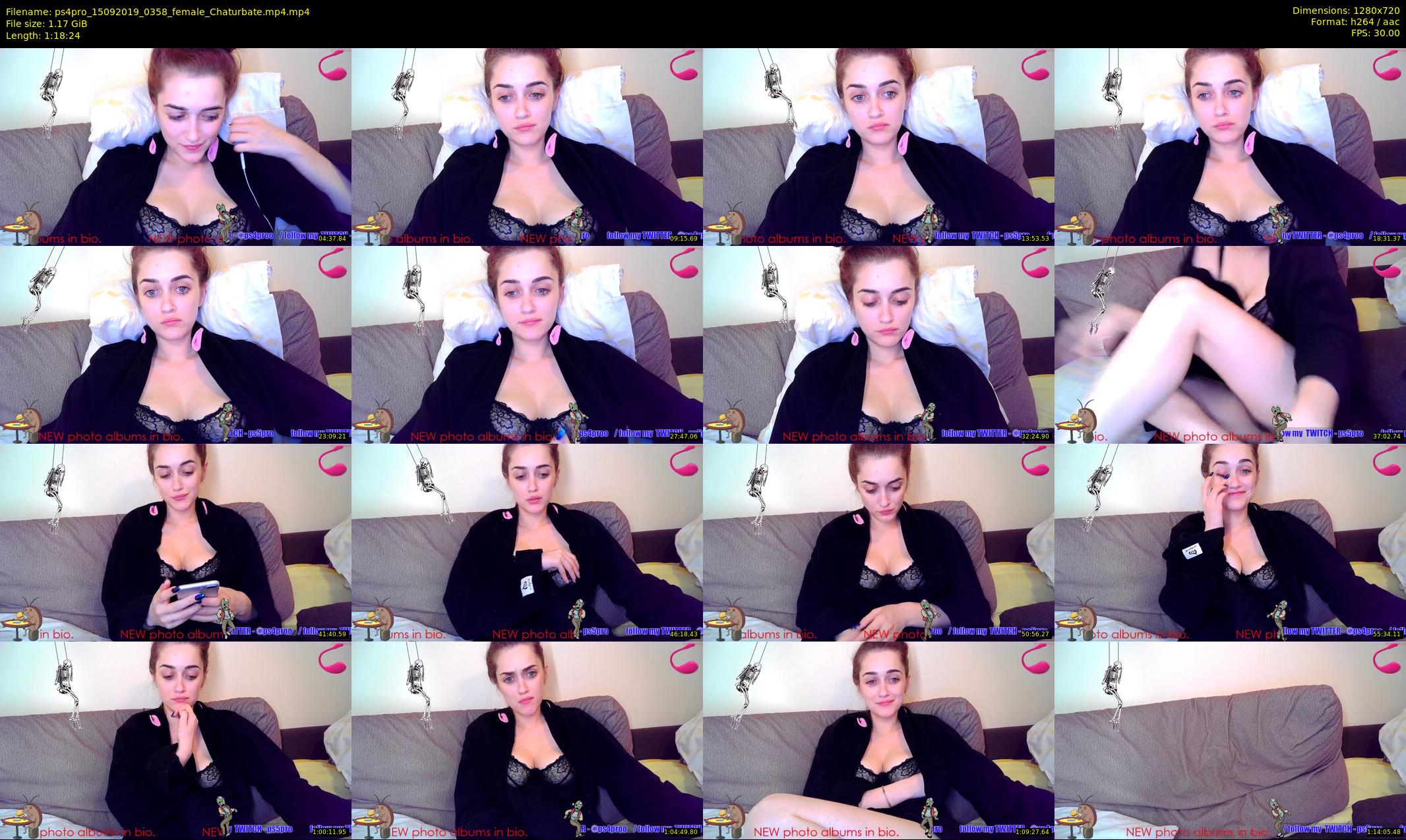 ps4pro — 79 minute Chaturbate female cam show recording, 720p, Sep 15, 2019