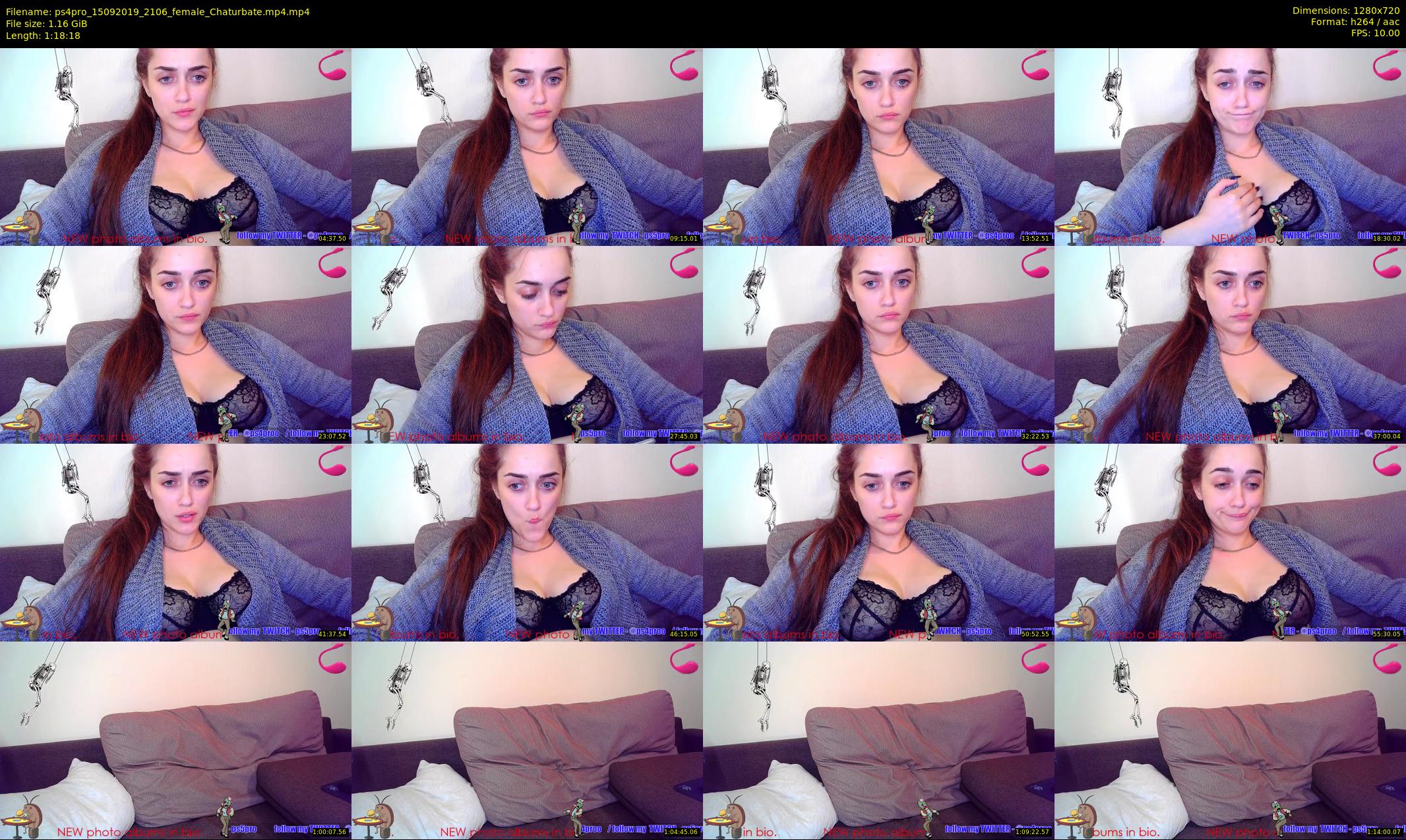 ps4pro — 79 minute Chaturbate female cam show recording, 720p, Sep 15, 2019