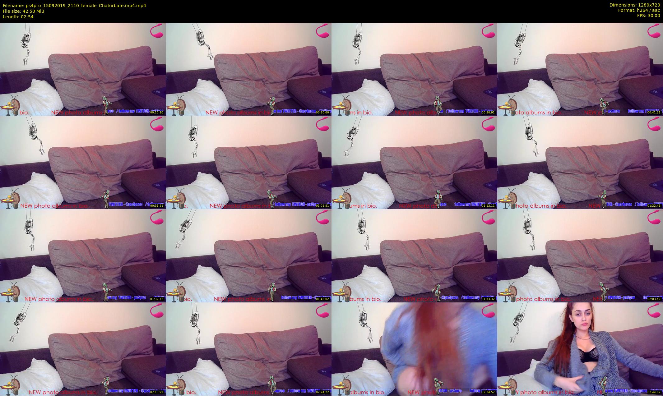 ps4pro — 3 minute Chaturbate female cam show recording, 720p, Sep 15, 2019