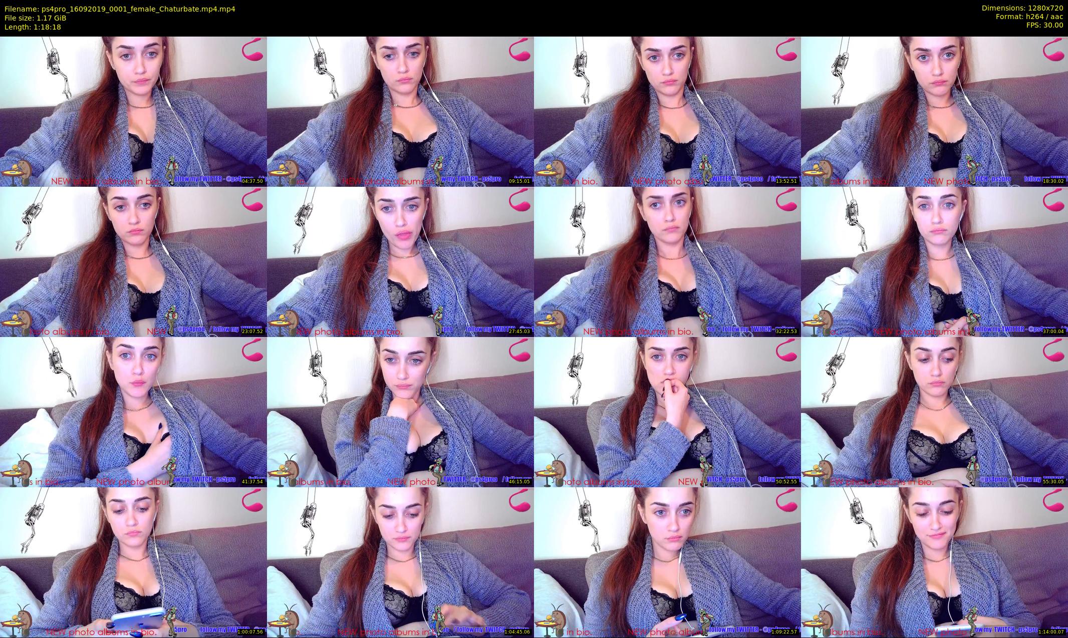 ps4pro — 79 minute Chaturbate female cam show recording, 720p, Sep 16, 2019