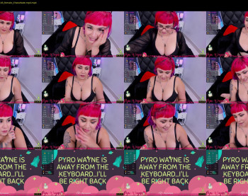 pyrowayne — 57 minute Chaturbate female cam show recording, 720p, Sep 16, 2019
