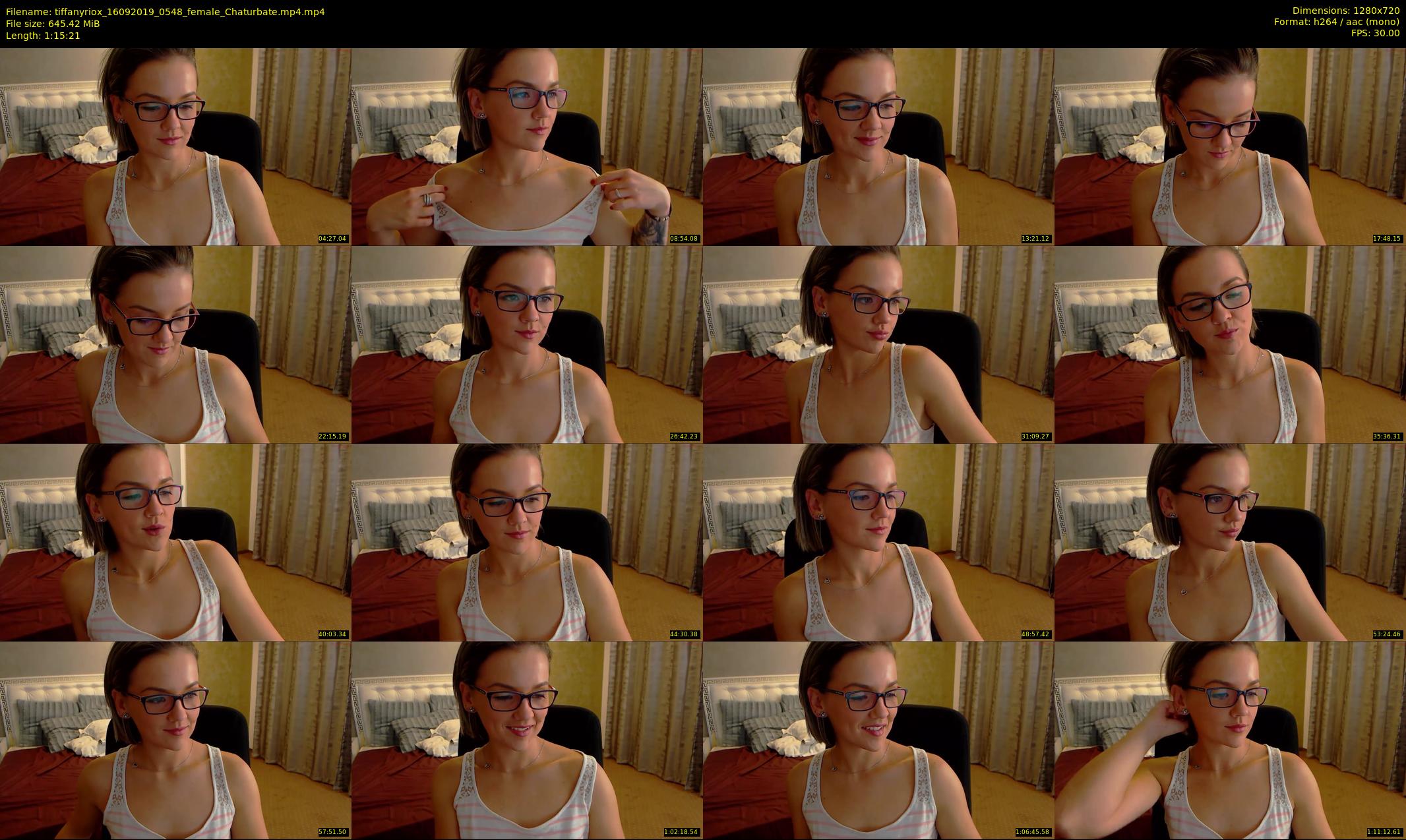 tiffanyriox — 76 minute Chaturbate female cam show recording, 720p, Sep 16, 2019