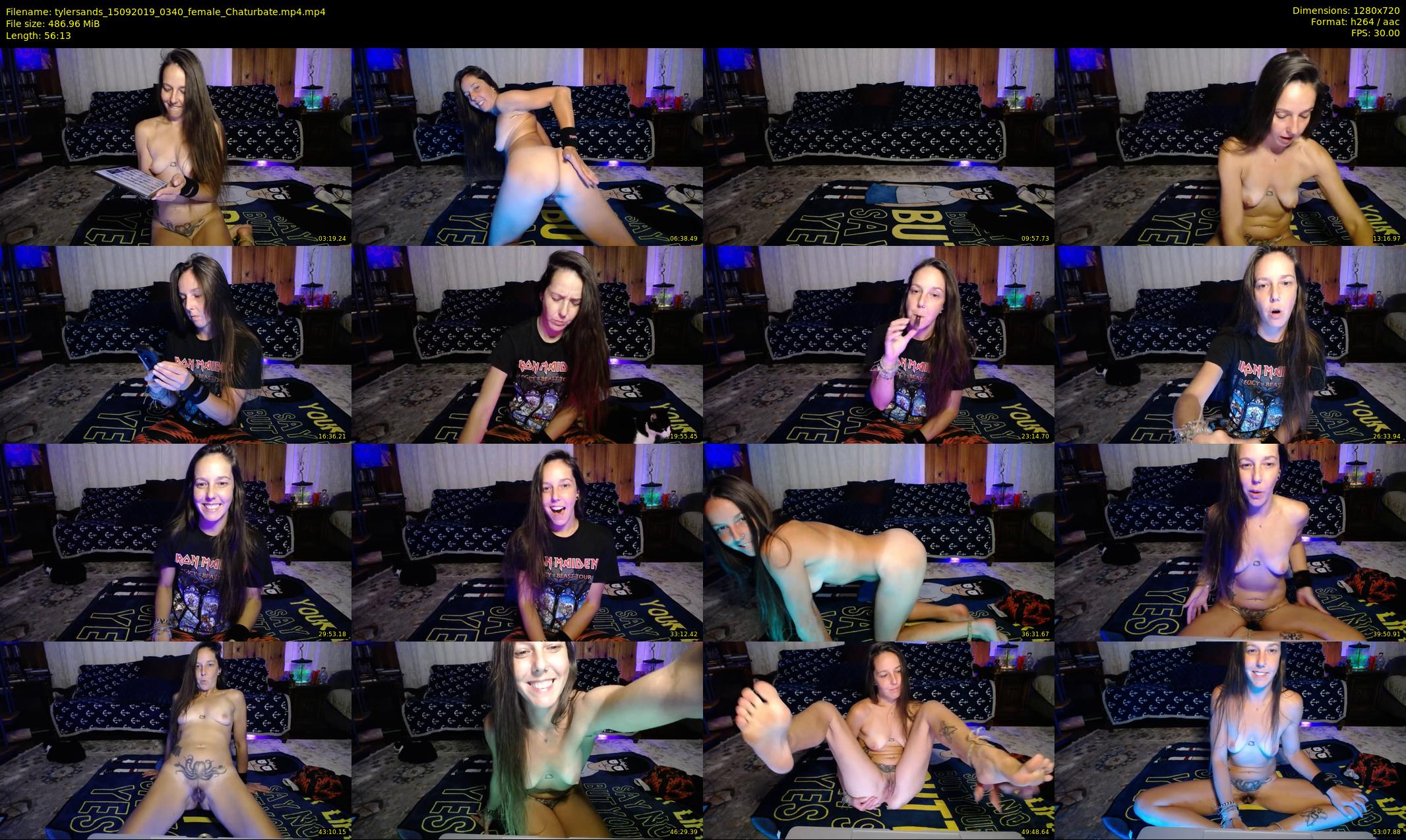 tylersands — 57 minute Chaturbate female cam show recording, 720p, Sep 15, 2019
