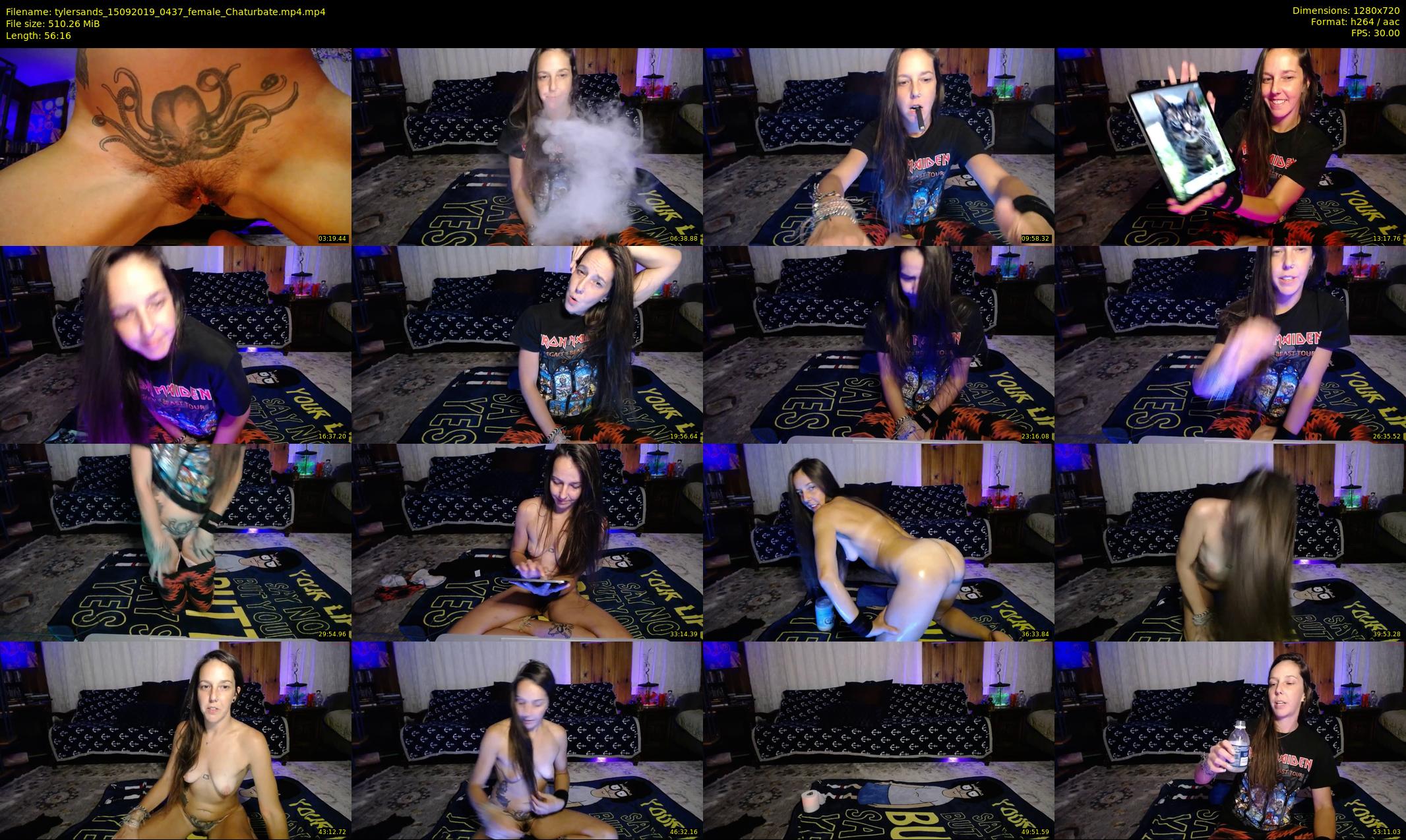 tylersands — 57 minute Chaturbate female cam show recording, 720p, Sep 15, 2019