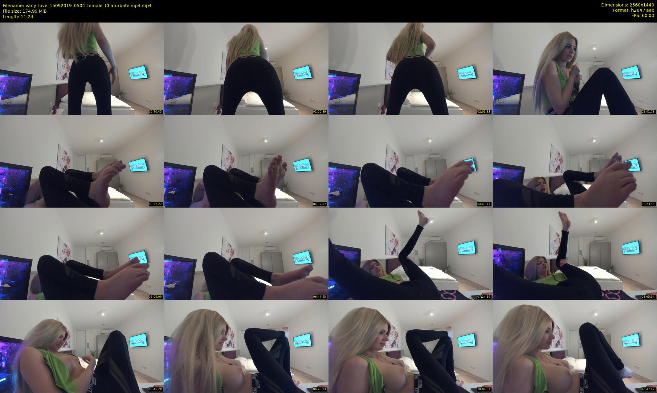 vany_love — 12 minute Chaturbate female cam show recording, 1080p, Sep 15, 2019