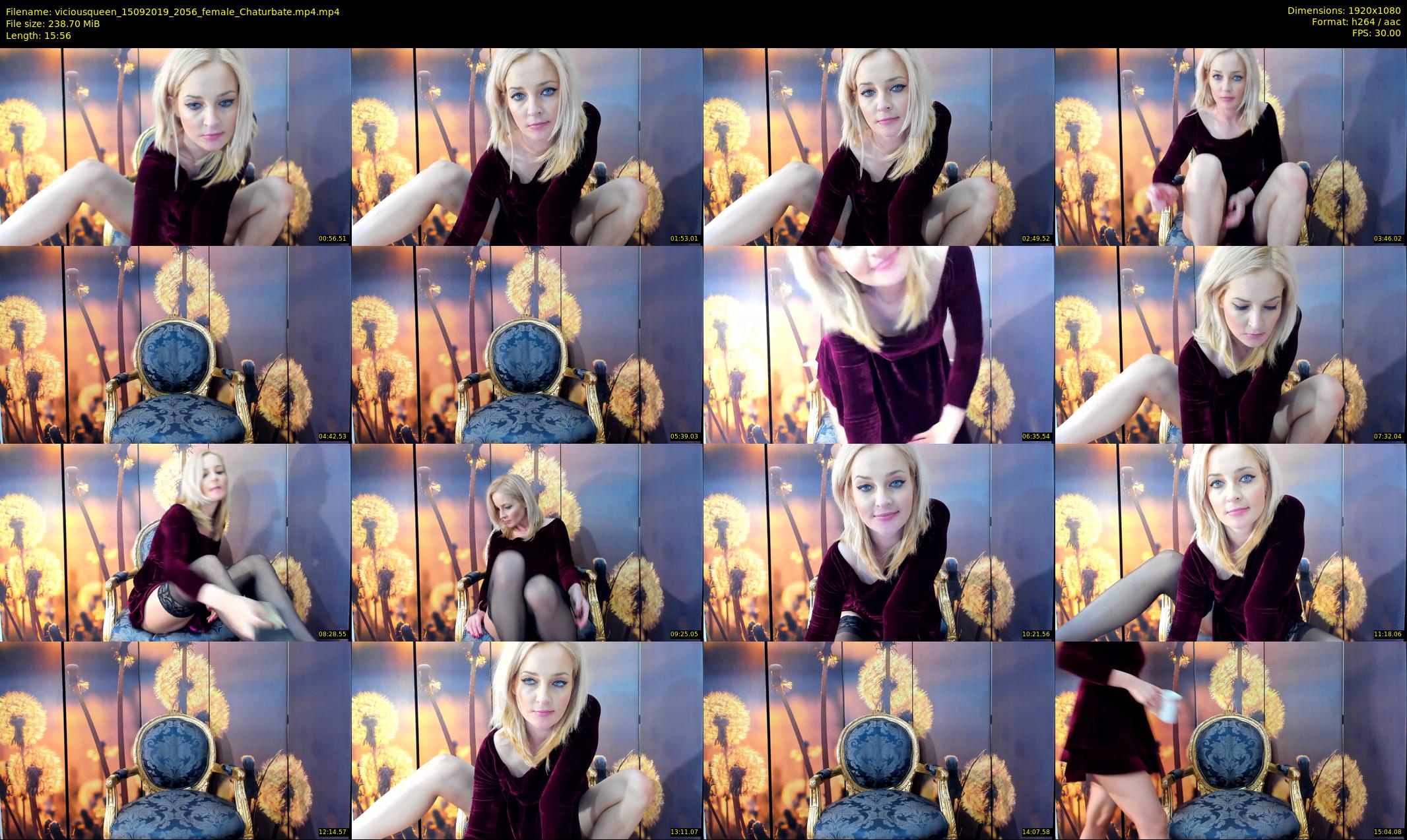 viciousqueen — 16 minute Chaturbate female cam show recording, 1080p, Sep 15, 2019