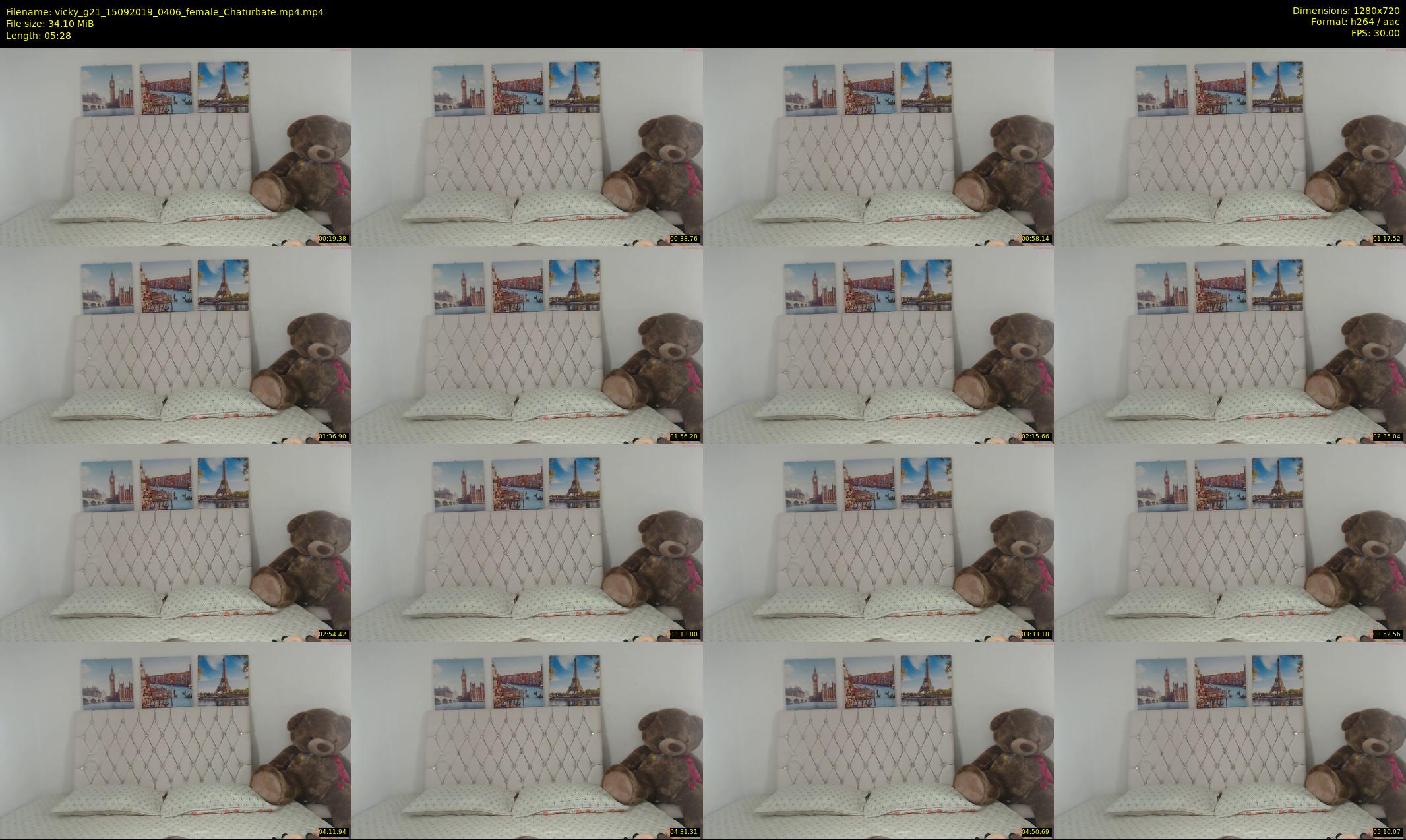 vicky_g21 — 6 minute Chaturbate female cam show recording, 720p, Sep 15, 2019