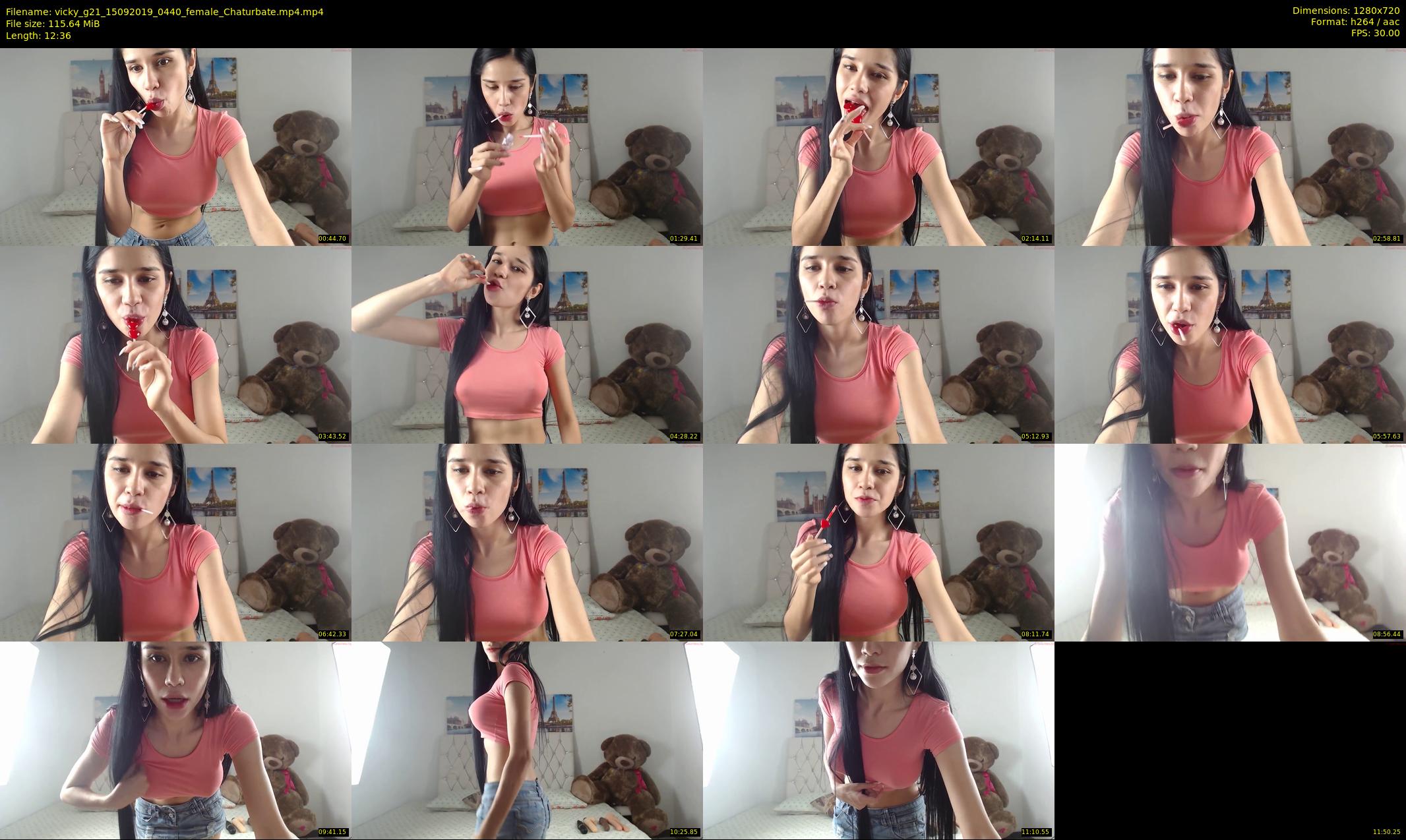 vicky_g21 — 13 minute Chaturbate female cam show recording, 720p, Sep 15, 2019