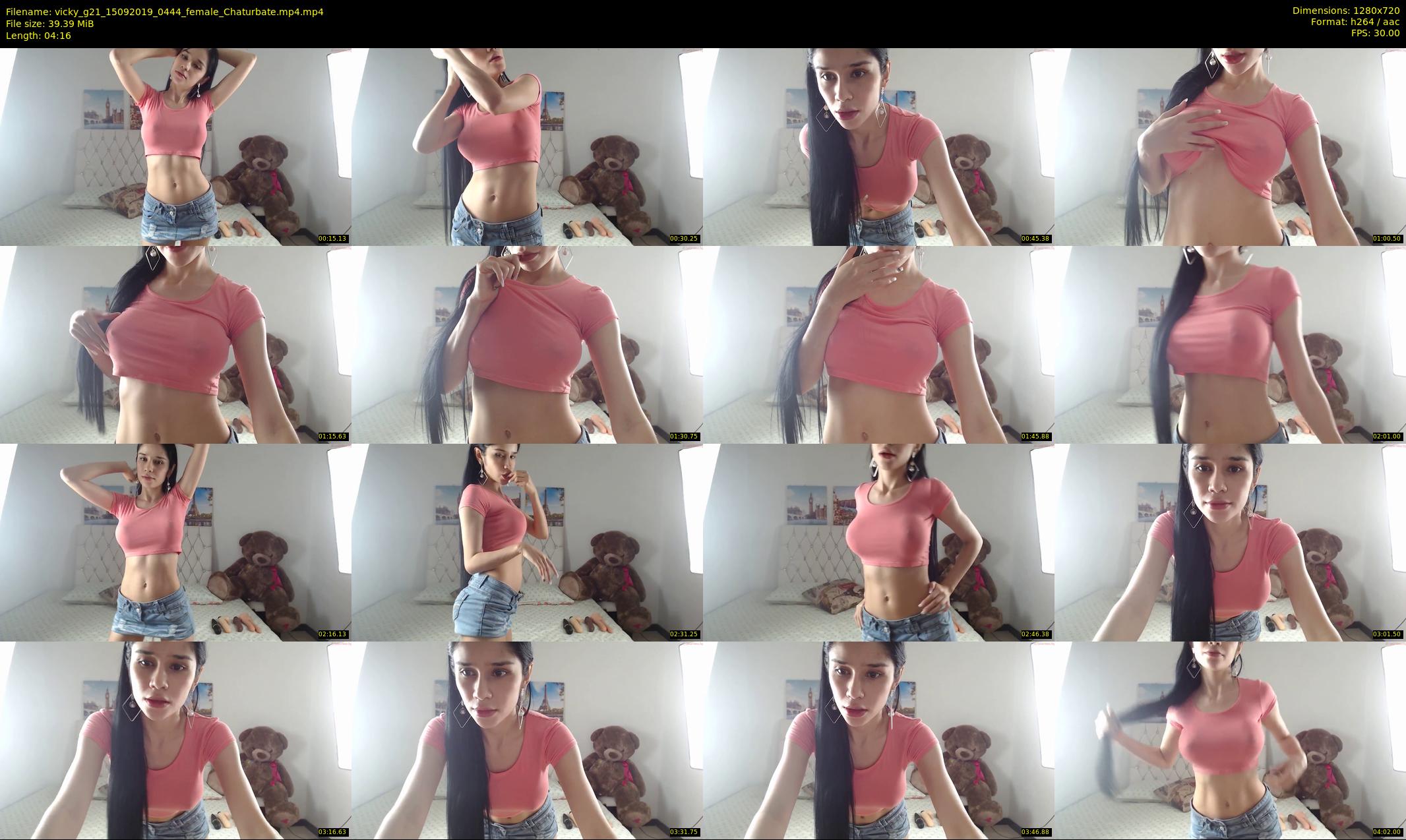 vicky_g21 — 5 minute Chaturbate female cam show recording, 720p, Sep 15, 2019