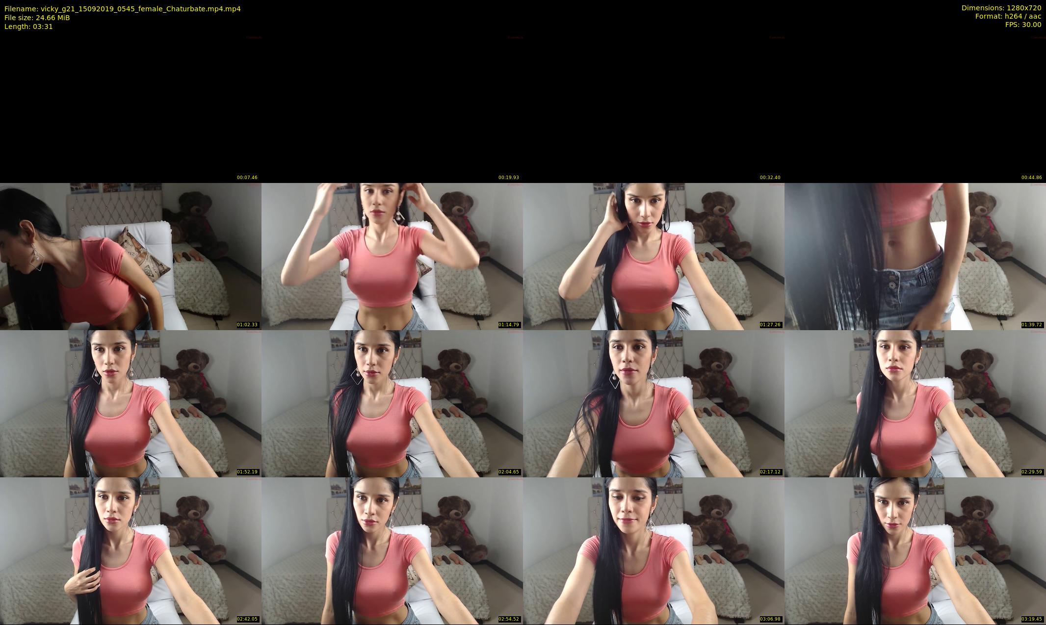 vicky_g21 — 4 minute Chaturbate female cam show recording, 720p, Sep 15, 2019