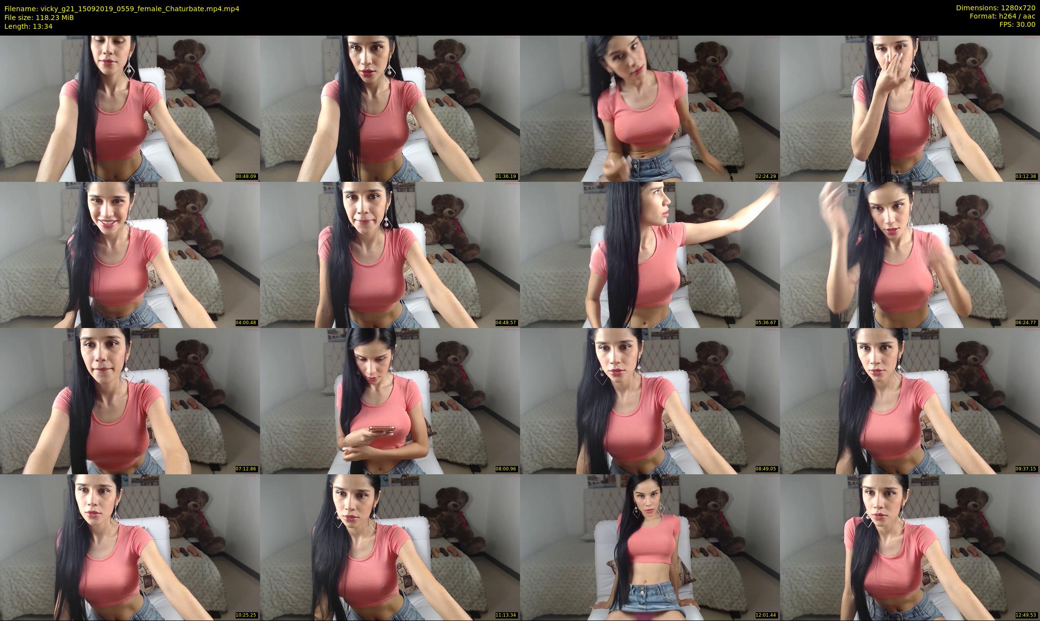 vicky_g21 — 14 minute Chaturbate female cam show recording, 720p, Sep 15, 2019